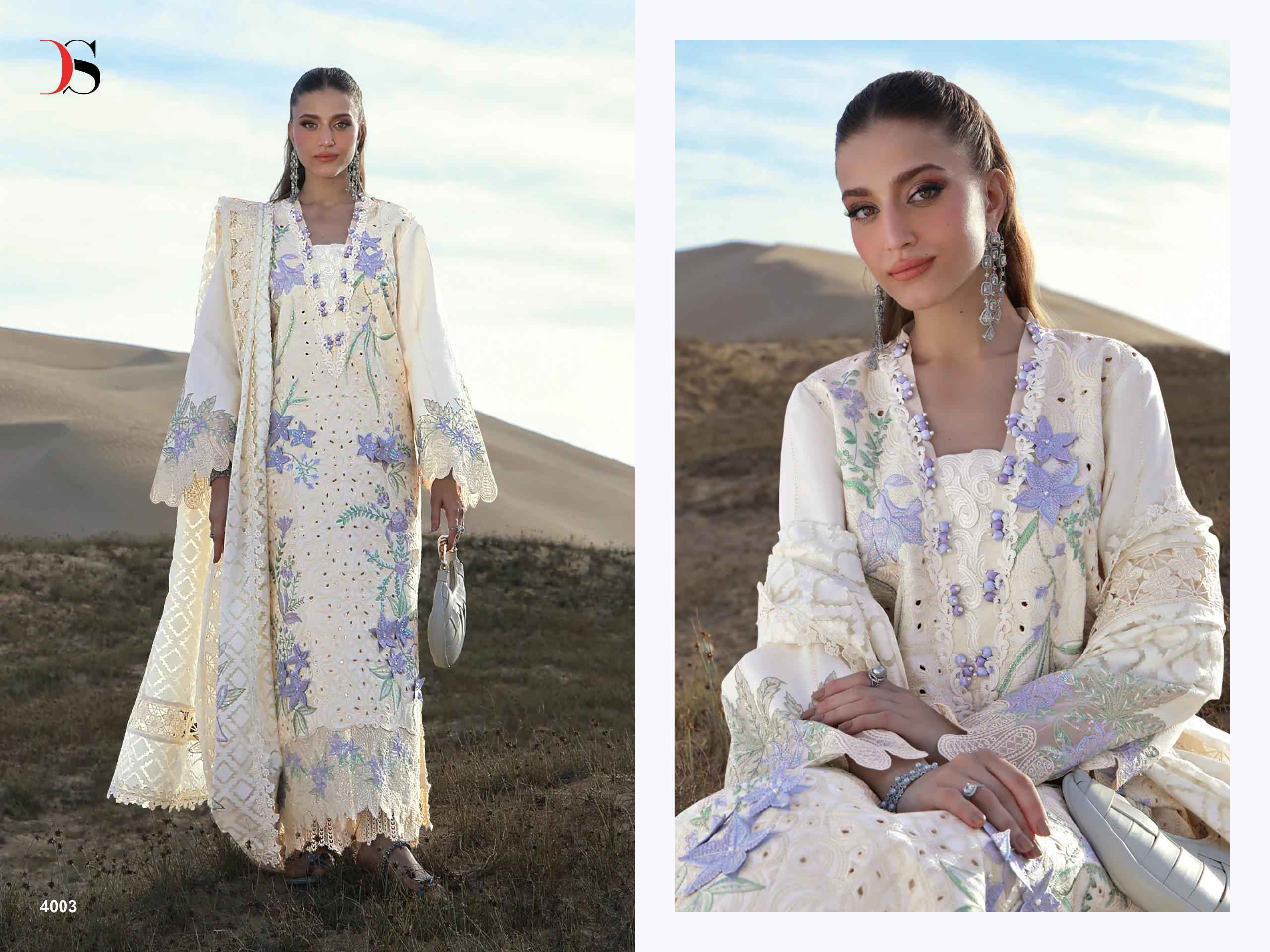 Deepsy Rangraisya Premium Lawn Vol 4 Cotton Salwar Kameez Wholesale Rate ( 6 Pcs Catalog )