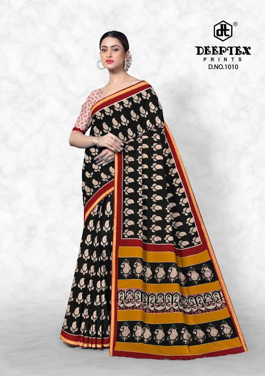 Deeptex Pinky City Vol 1 Pure Cotton Saree Wholesale Price ( 10 Pcs Catalogue )