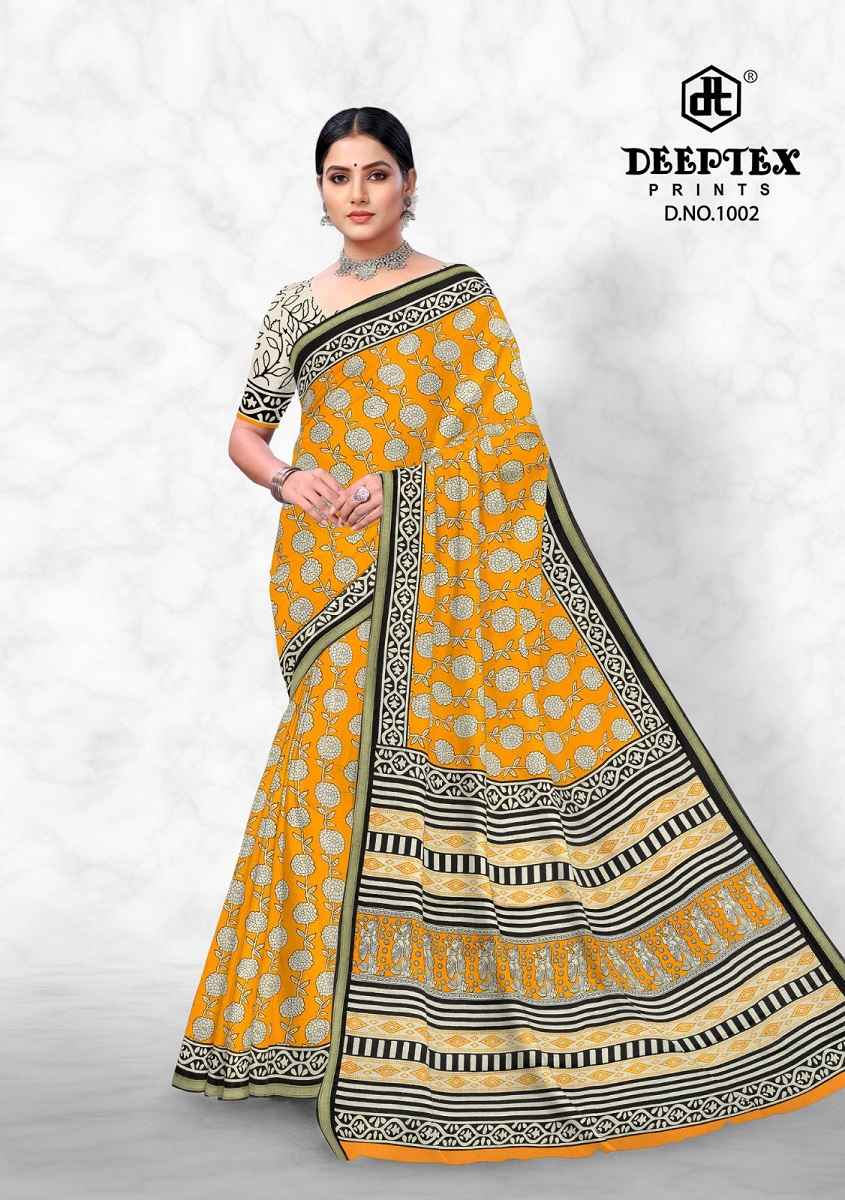 Deeptex Pinky City Vol 1 Pure Cotton Saree Wholesale Price ( 10 Pcs Catalogue )