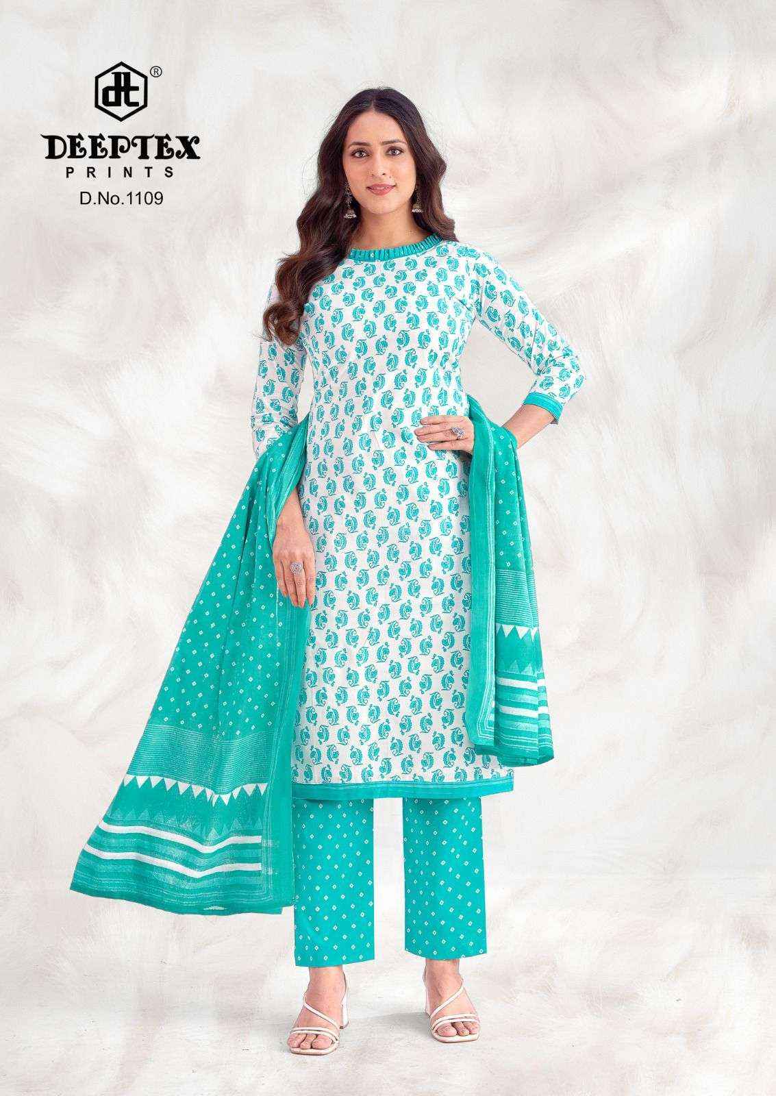 Deeptex Prints Aaliza Vol 11 Pure Cotton Readymade Suits Wholesale Price ( 10 Pcs Catalogue )