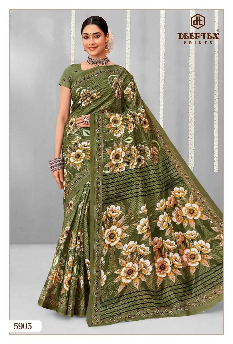 Deeptex Prints Mother India Vol 59 Cotton Saree Wholesale Price ( 30 pcs Catalogue )