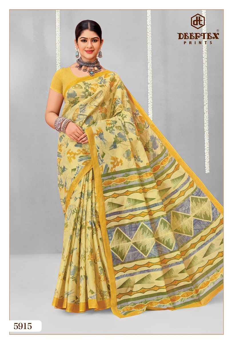 Deeptex Prints Mother India Vol 59 Cotton Saree Wholesale Price ( 30 pcs Catalogue )