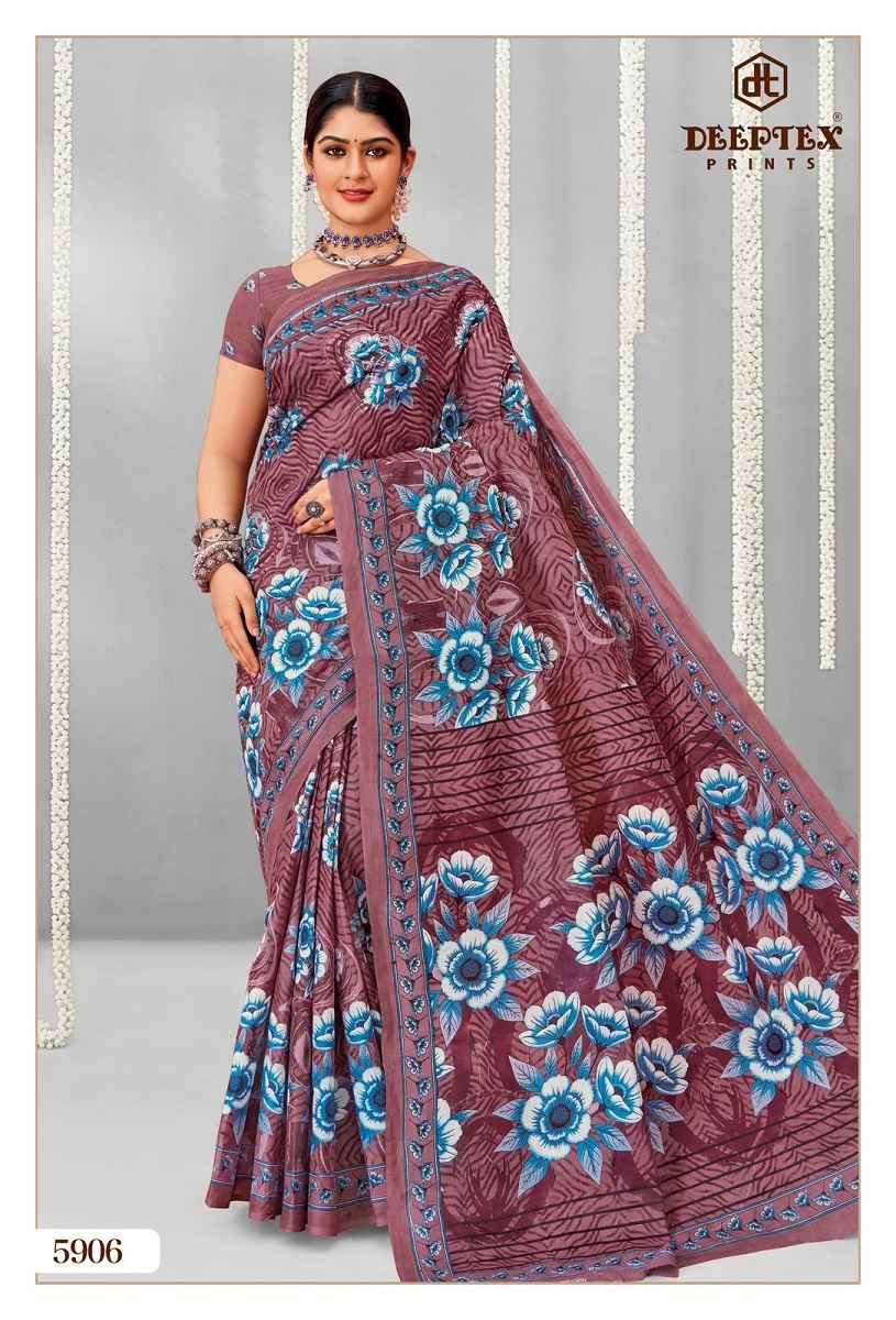 Deeptex Prints Mother India Vol 59 Cotton Saree Wholesale Price ( 30 pcs Catalogue )