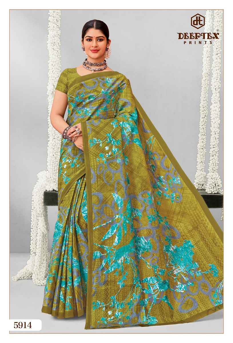 Deeptex Prints Mother India Vol 59 Cotton Saree Wholesale Price ( 30 pcs Catalogue )