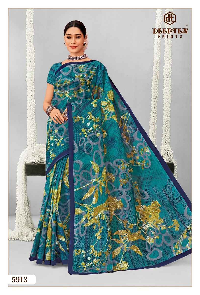 Deeptex Prints Mother India Vol 59 Cotton Saree Wholesale Price ( 30 pcs Catalogue )