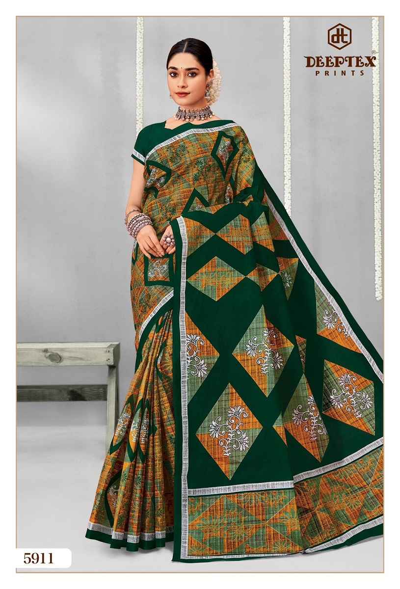 Deeptex Prints Mother India Vol 59 Cotton Saree Wholesale Price ( 30 pcs Catalogue )
