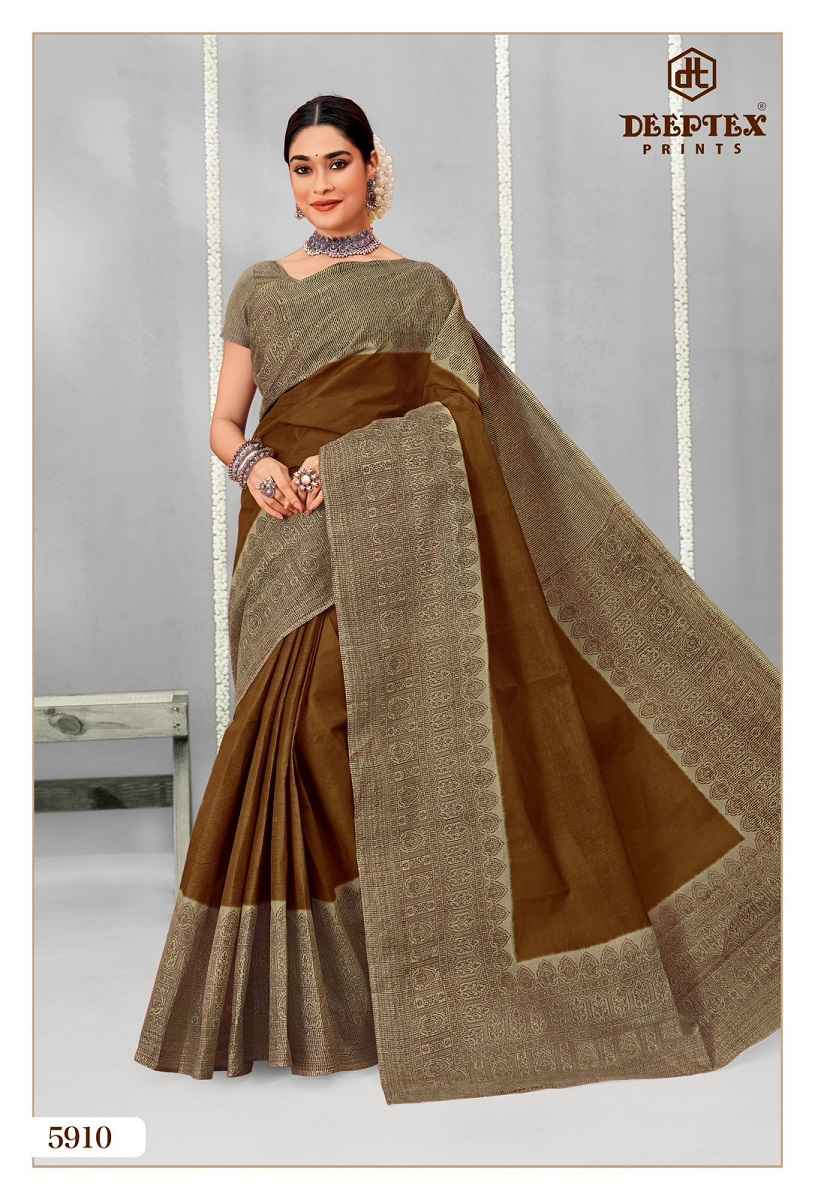 Deeptex Prints Mother India Vol 59 Cotton Saree Wholesale Price ( 30 pcs Catalogue )
