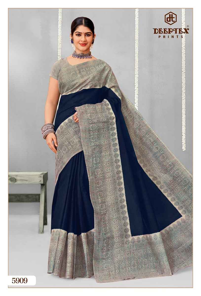 Deeptex Prints Mother India Vol 59 Cotton Saree Wholesale Price ( 30 pcs Catalogue )
