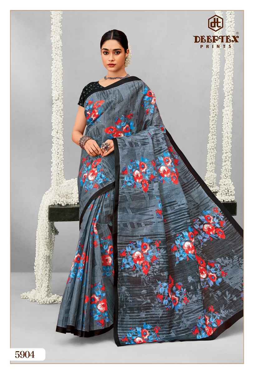 Deeptex Prints Mother India Vol 59 Cotton Saree Wholesale Price ( 30 pcs Catalogue )
