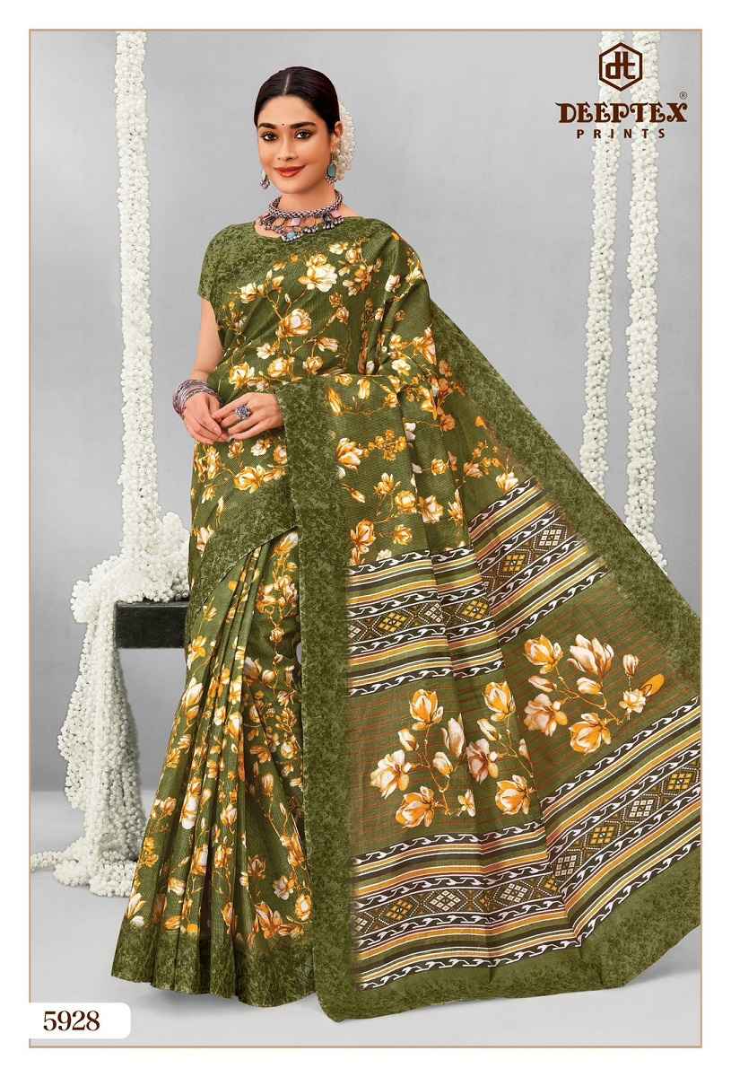 Deeptex Prints Mother India Vol 59 Cotton Saree Wholesale Price ( 30 pcs Catalogue )