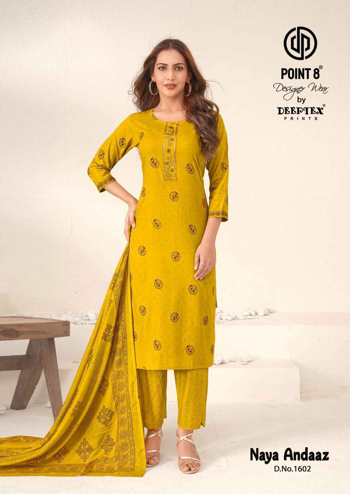 Deeptex Prints Naya Andaaz Vol 16 Cotton Readymade Suits Wholesale Price ( 10 pcs Catalogue )