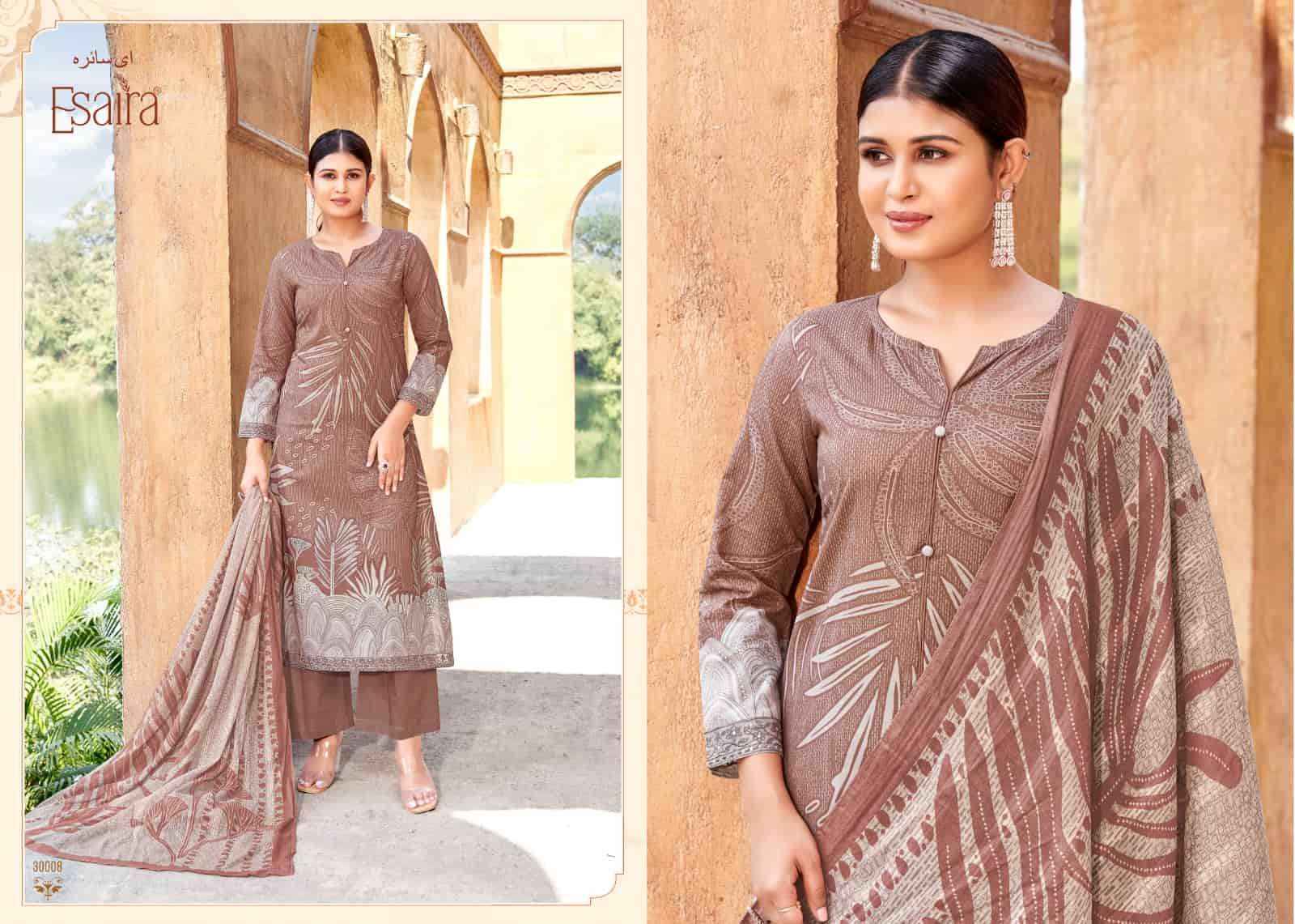 Esaira Zryan Digital Printed Cotton Dress Material Wholesale Price ( 8 Pcs Catalogue )