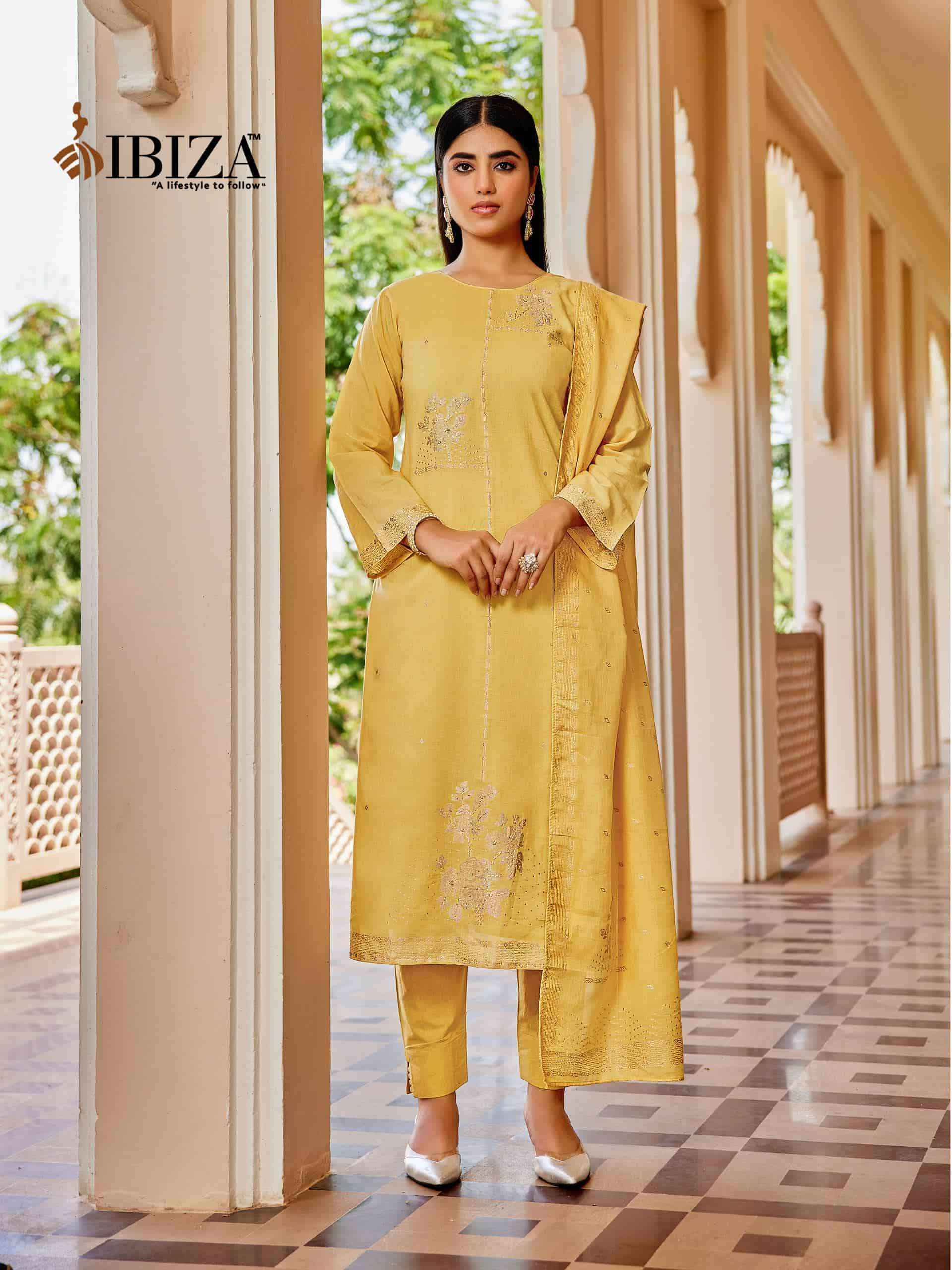 Ibiza Khanak Exclusive Style Designer Salwar Kameez Wholesale Rate ( 4 Pcs Catalog )