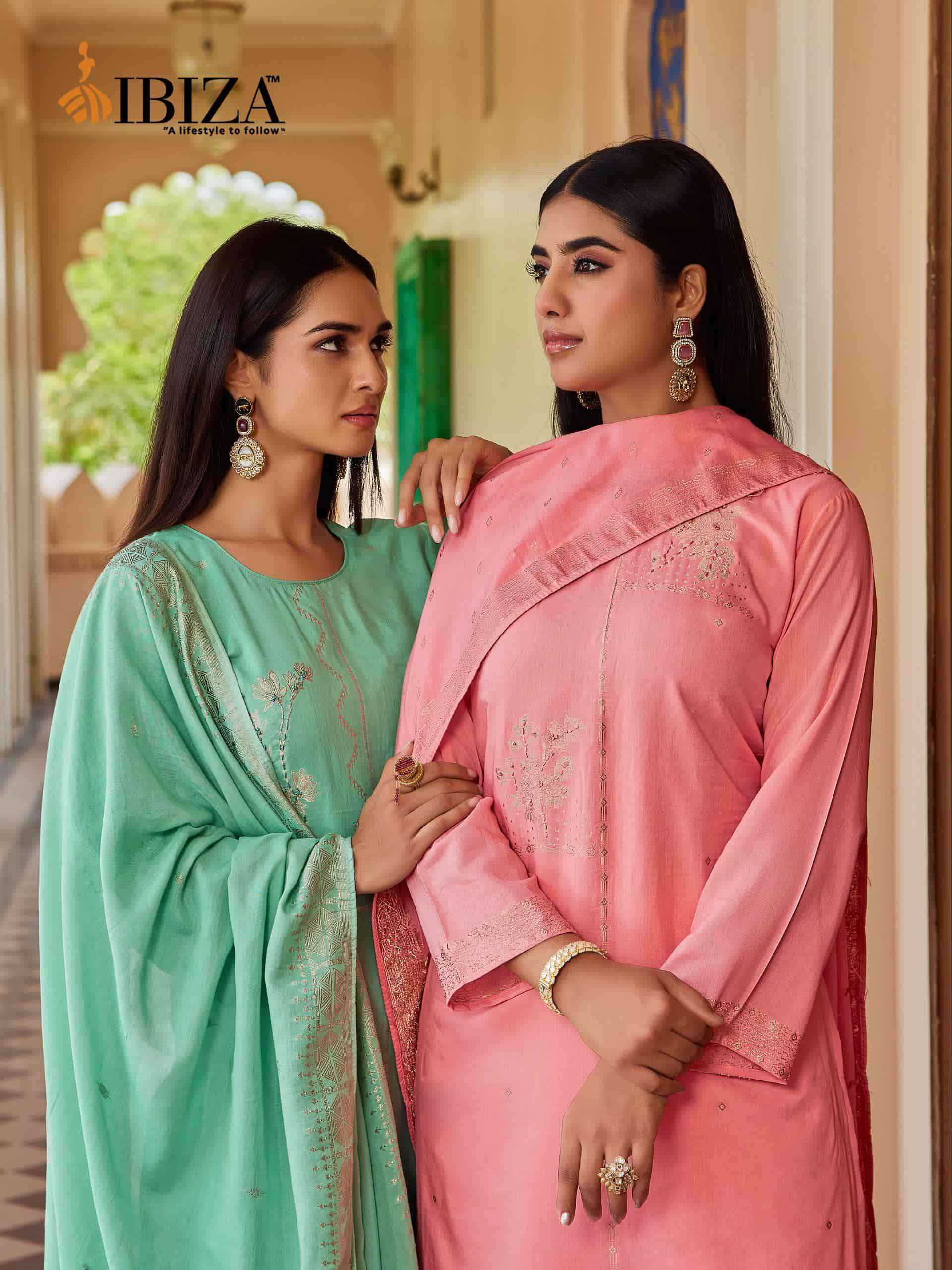 Ibiza Khanak Exclusive Style Designer Salwar Kameez Wholesale Rate ( 4 Pcs Catalog )