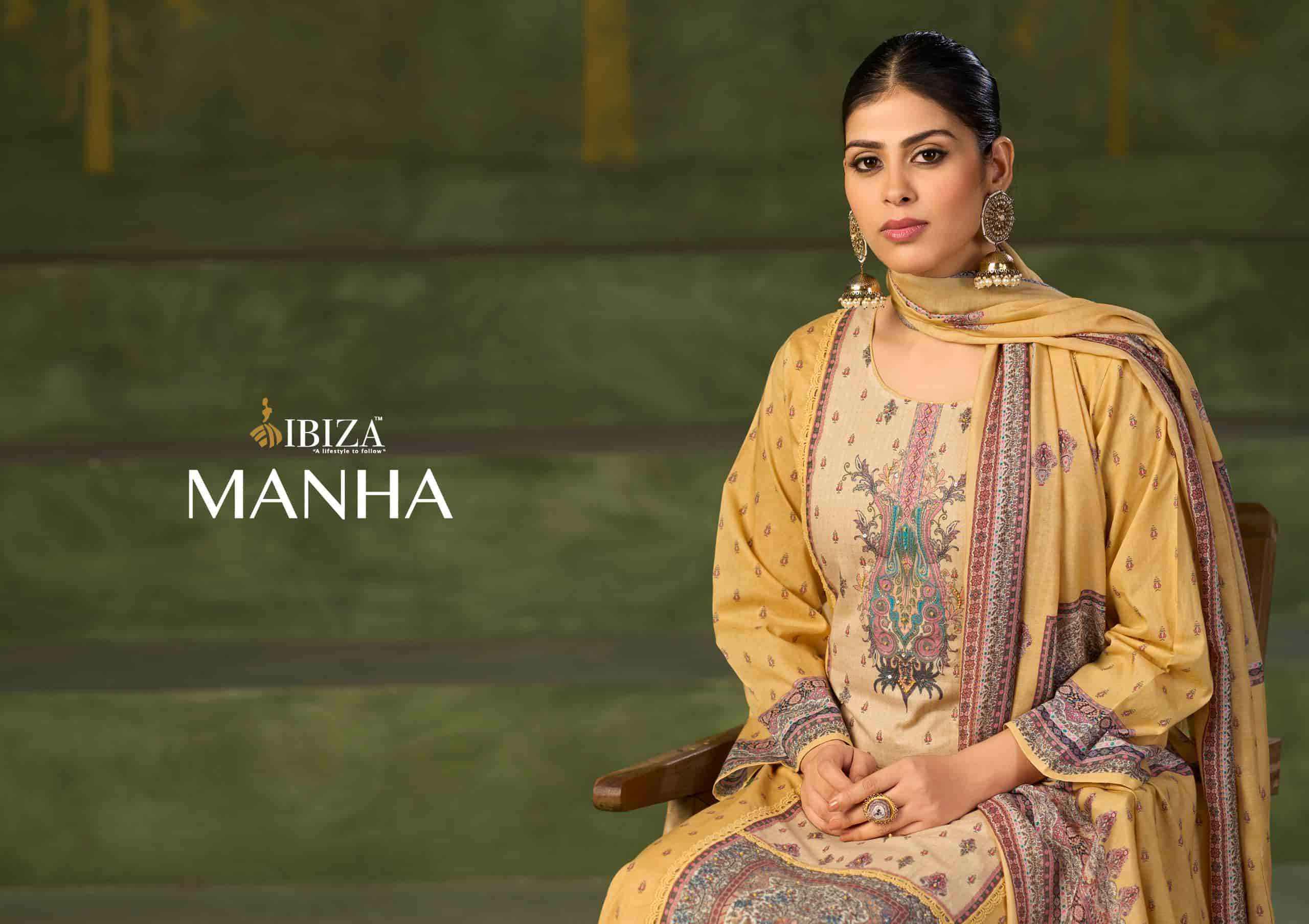 Ibiza Manha Cotton Digital Printed Salwar Kameez Wholesale Rate ( 4 Pcs Catalog )