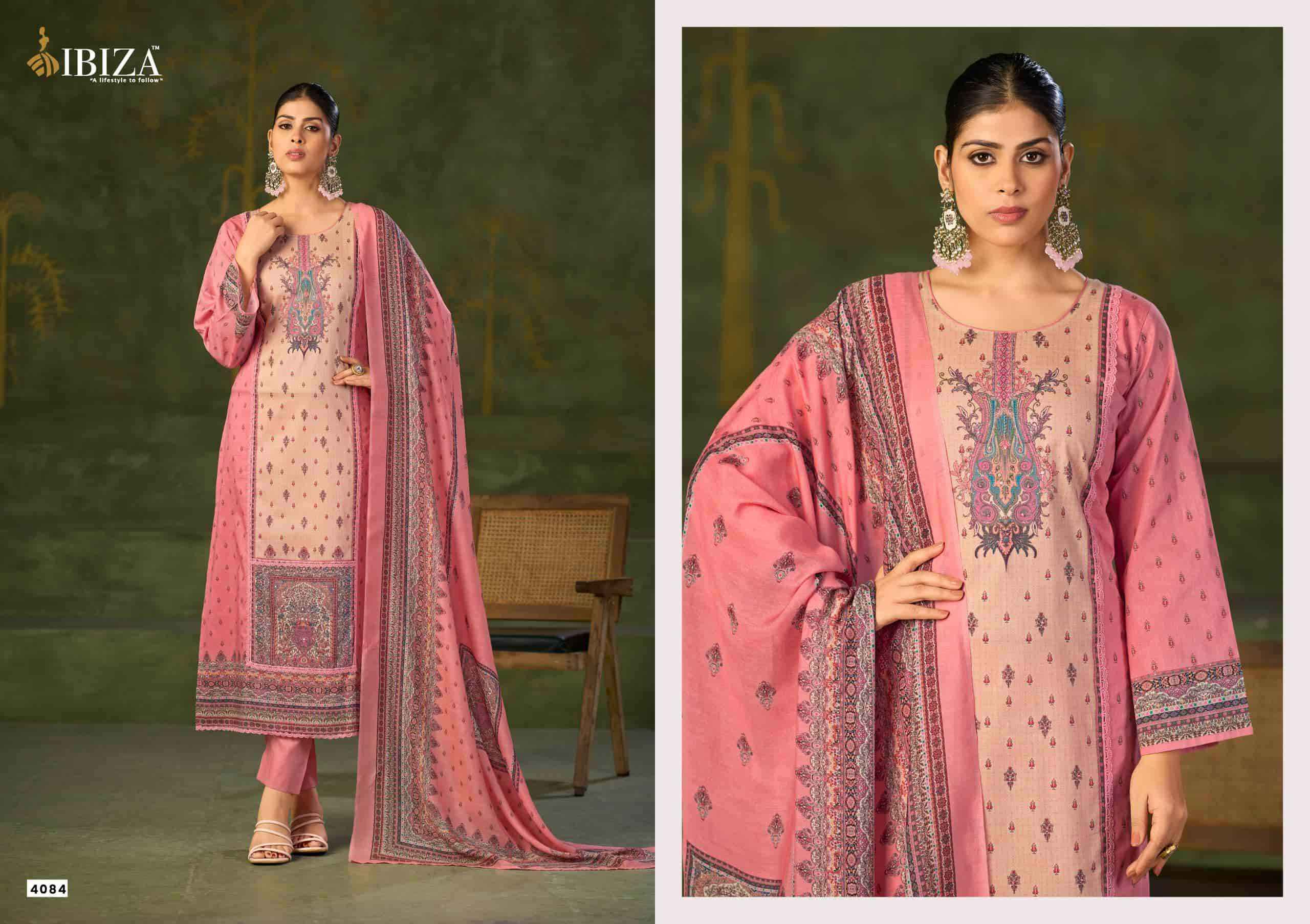 Ibiza Manha Cotton Digital Printed Salwar Kameez Wholesale Rate ( 4 Pcs Catalog )