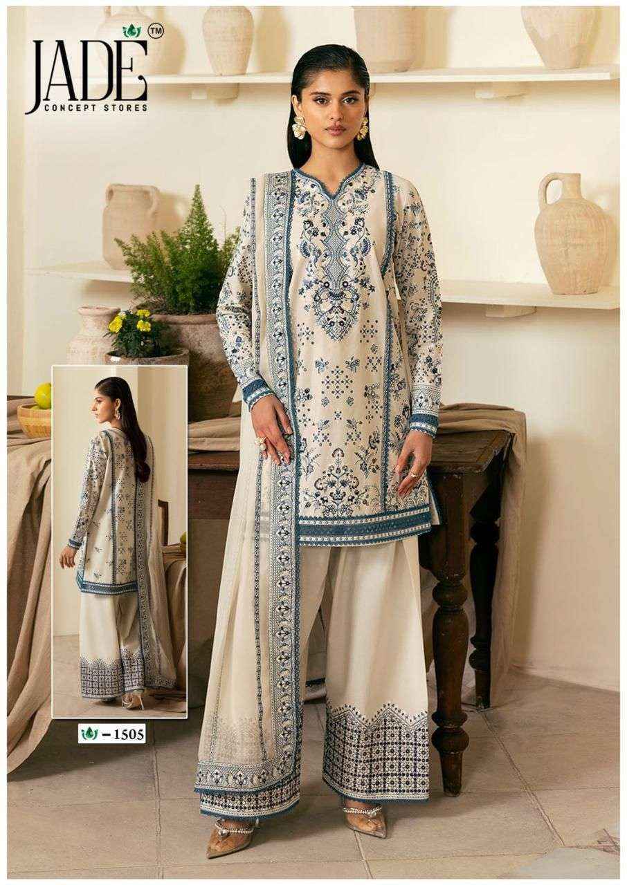 Jade Crimson Vol 15 Lawn Cotton Salwar Kameez Wholesale Rate ( 6 Pcs Catalog )