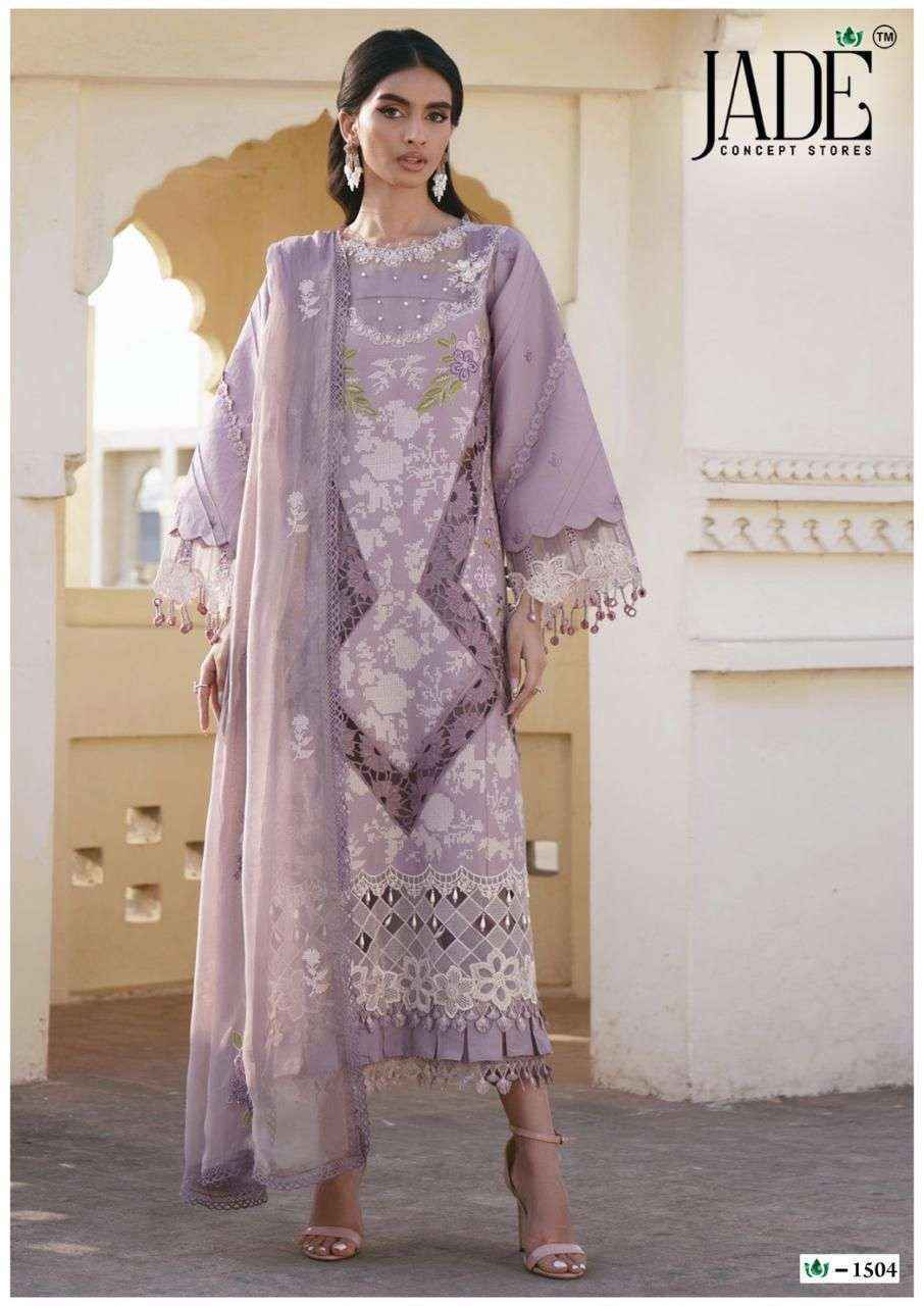Jade Crimson Vol 15 Lawn Cotton Salwar Kameez Wholesale Rate ( 6 Pcs Catalog )