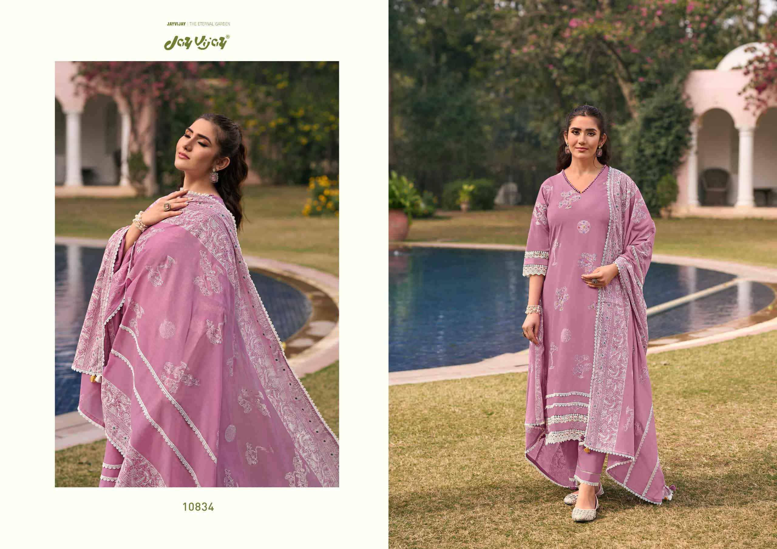 Jay Vijay Mausami Pure Cotton Premium Designs Salwar Kameez Wholesale Rate ( 6 Pcs Catalog )