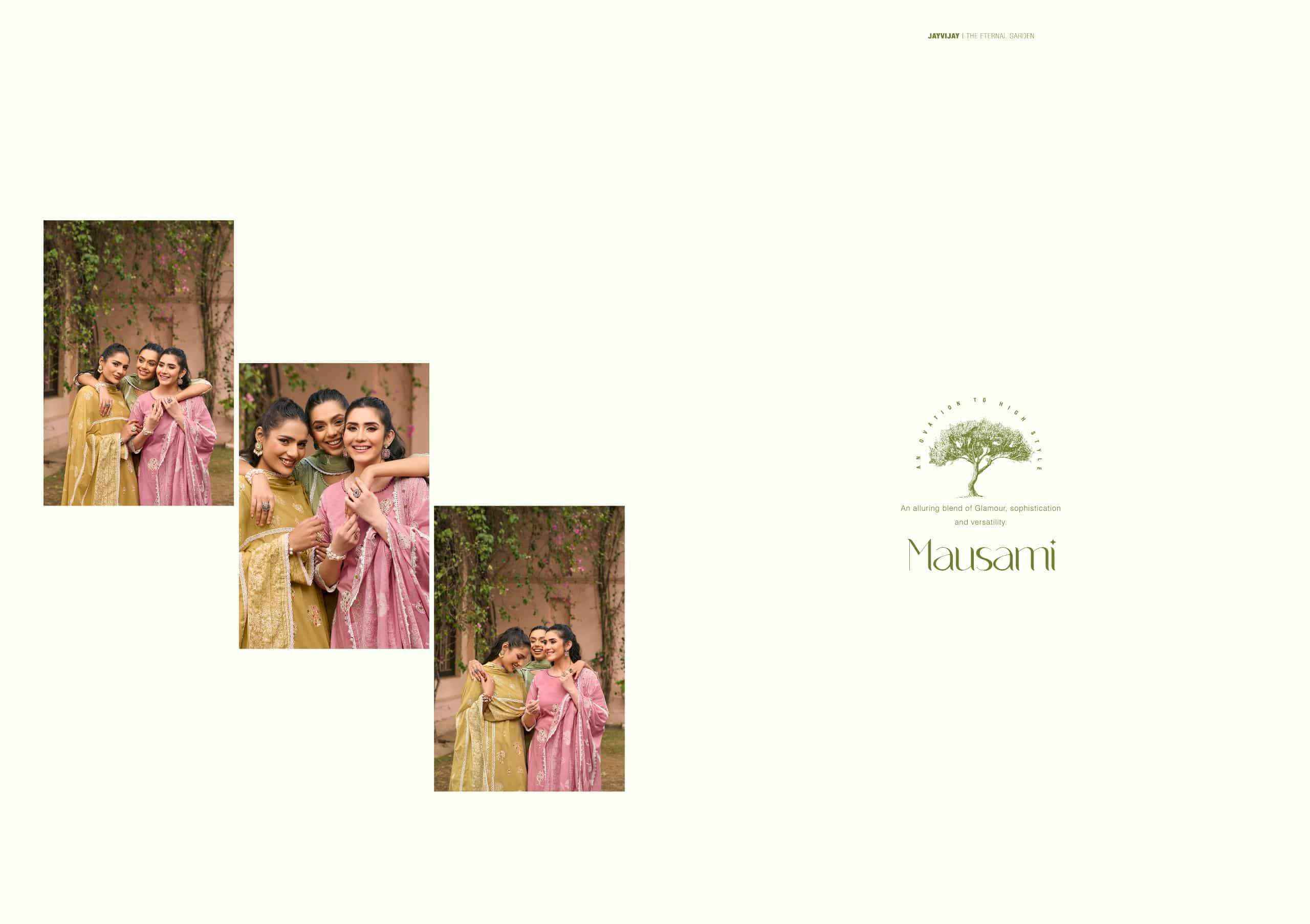 Jay Vijay Mausami Pure Cotton Premium Designs Salwar Kameez Wholesale Rate ( 6 Pcs Catalog )