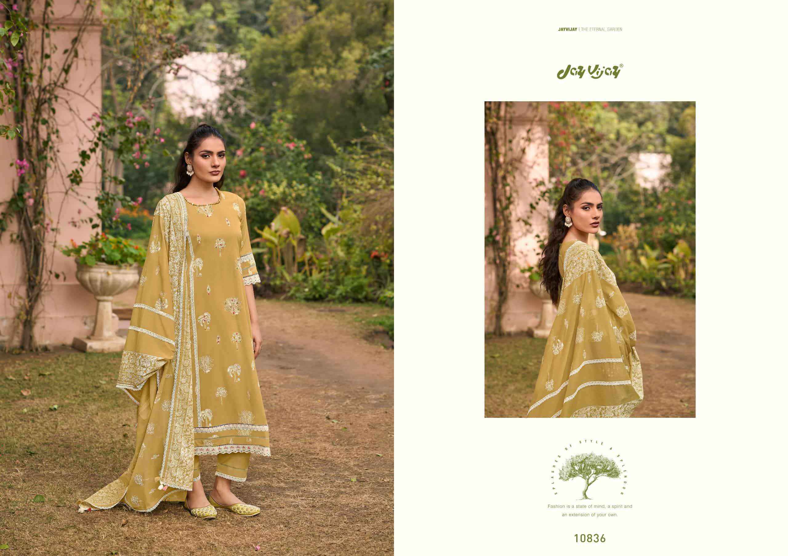 Jay Vijay Mausami Pure Cotton Premium Designs Salwar Kameez Wholesale Rate ( 6 Pcs Catalog )