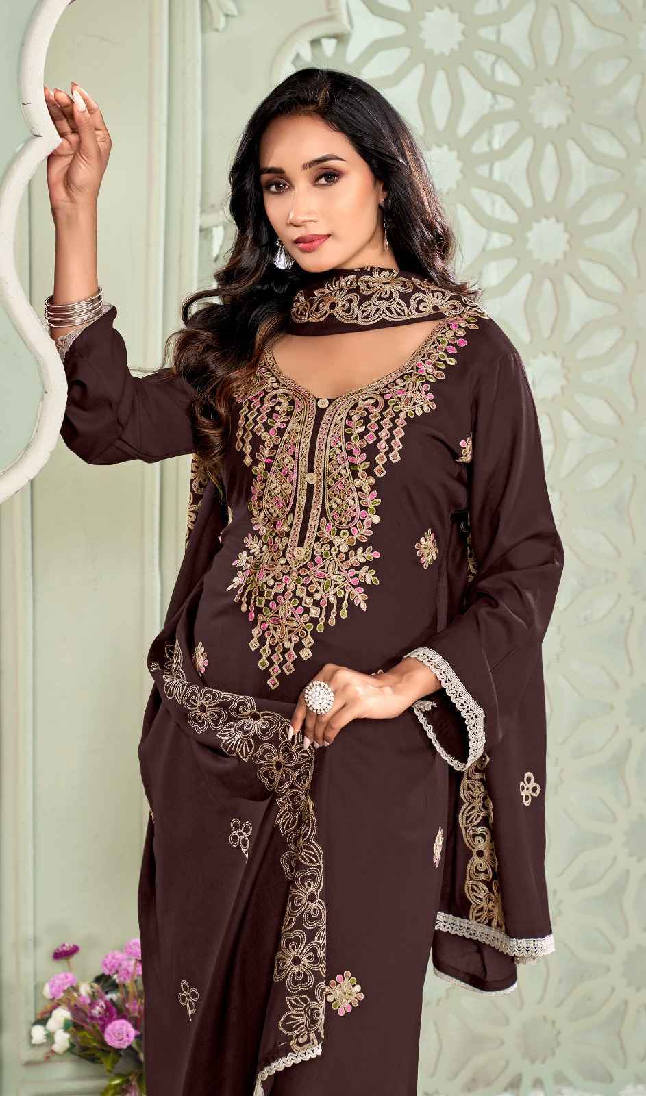 Jt Angel Vol 17 Rayon Salwar Kameez Wholesale Rate ( 5 Pcs Catalog )