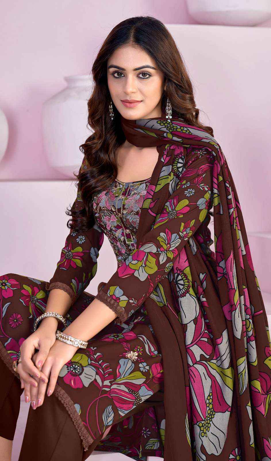 Jt Bulbul Vol 23 Rayon Dress Material Wholesale Price ( 5 Pcs Catalogue )