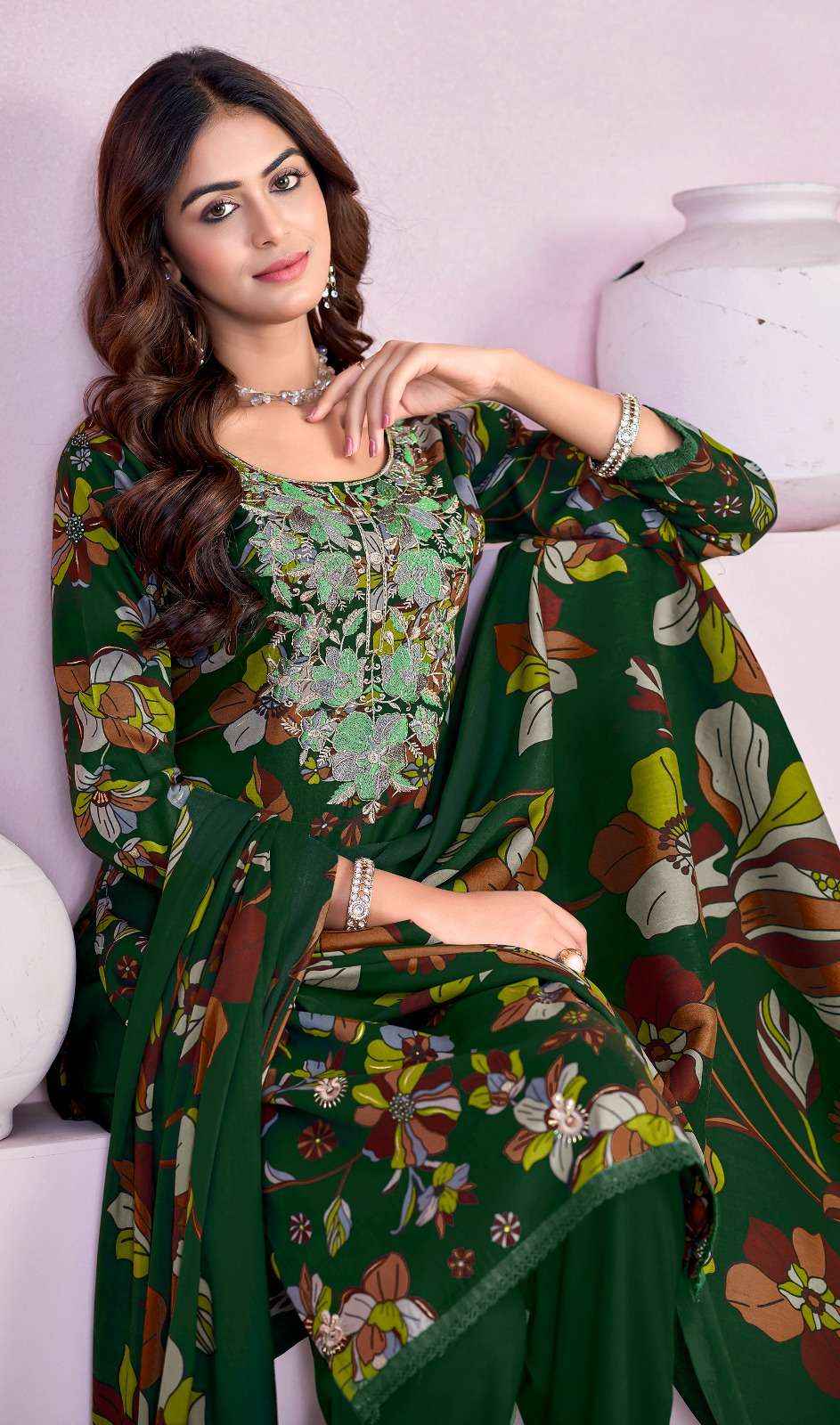 Jt Bulbul Vol 23 Rayon Dress Material Wholesale Price ( 5 Pcs Catalogue )