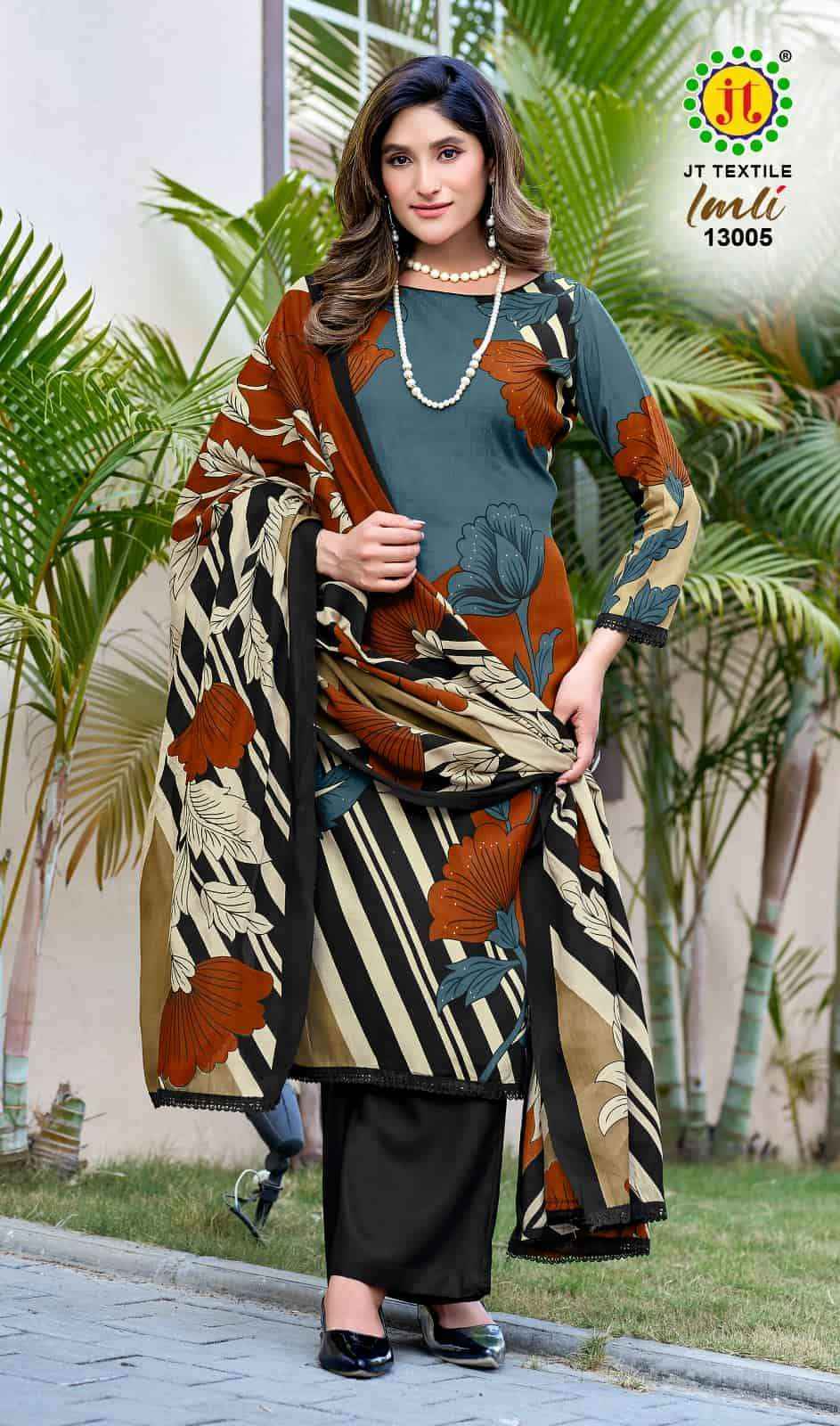 Jt Imli Vol 13 Rayon Dress Material Wholesale Online Price ( 5 Pcs Catalogue )