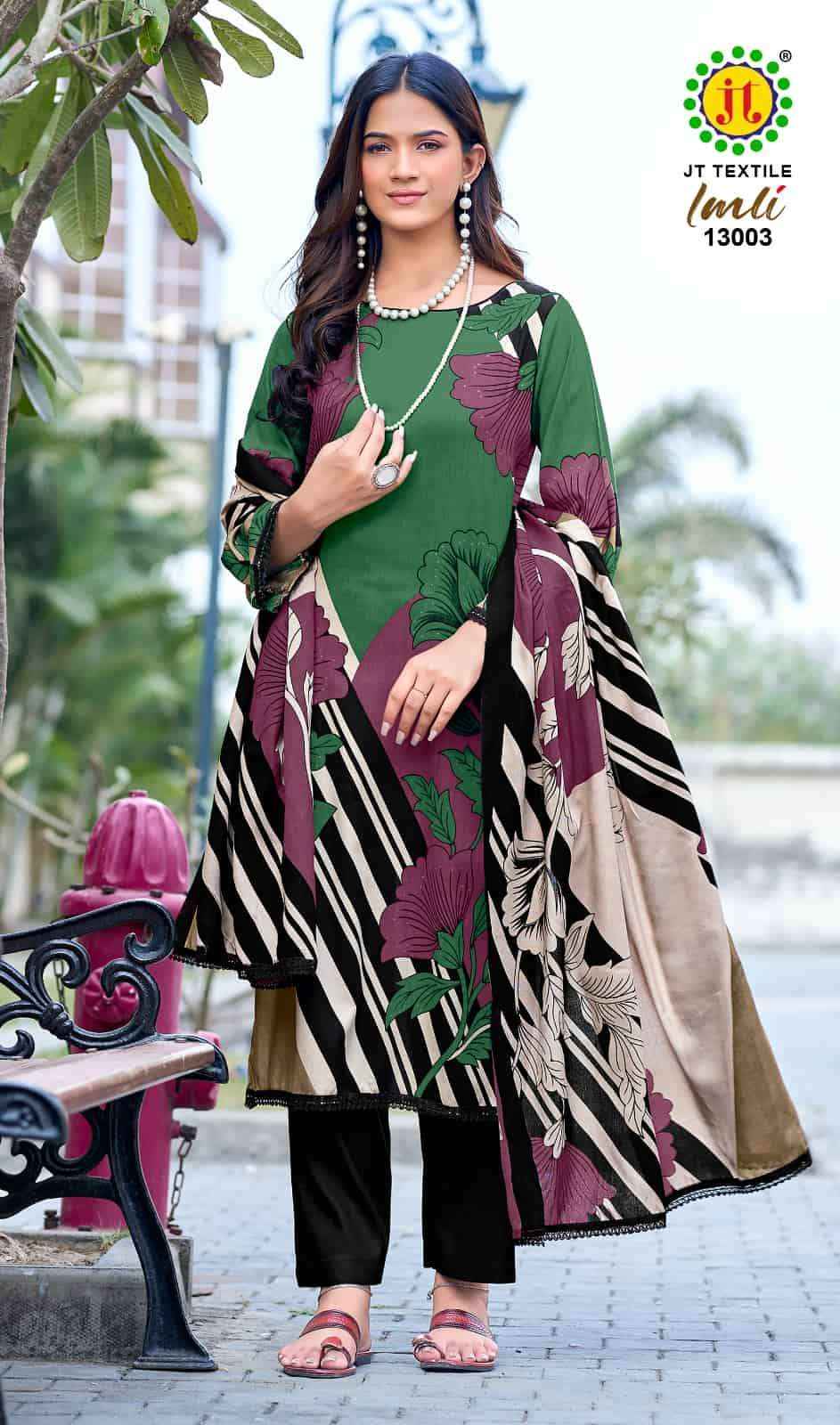 Jt Imli Vol 13 Rayon Dress Material Wholesale Online Price ( 5 Pcs Catalogue )