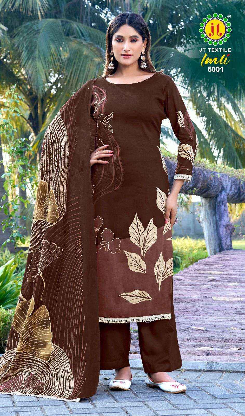 Jt Imli Vol 5 Rayon Dress Material New Catalogue wholesale price ( 5 pcs Catalogue )