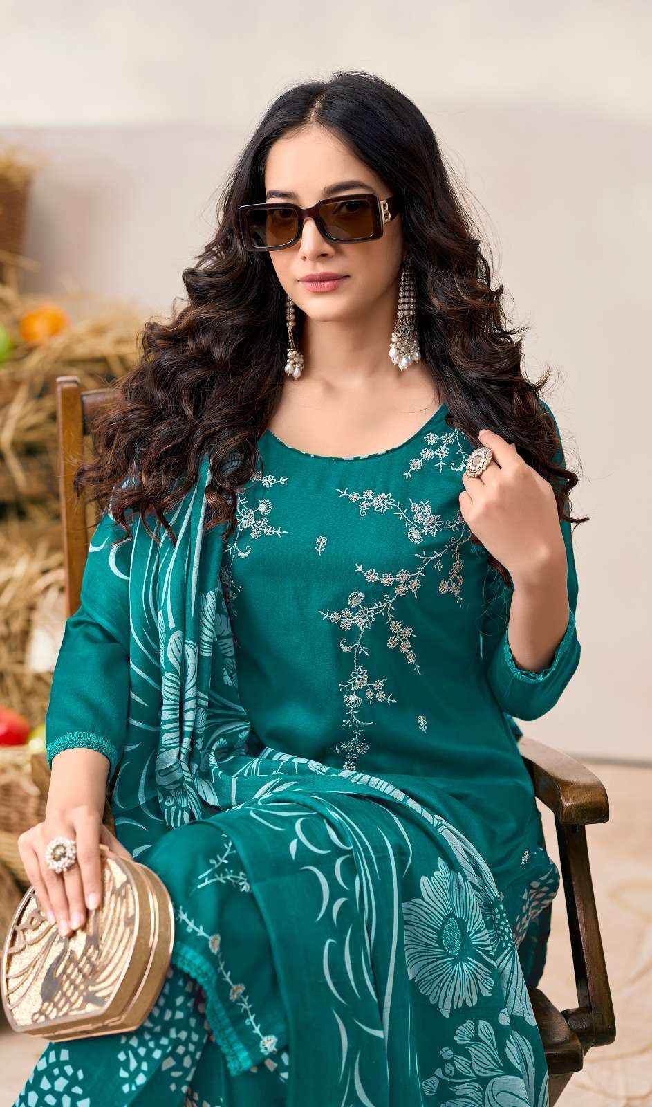 Jt Marigold Vol 5 Unstitch Fancy Ladies Dress Wholesale Rate ( 5 Pcs Catalog )