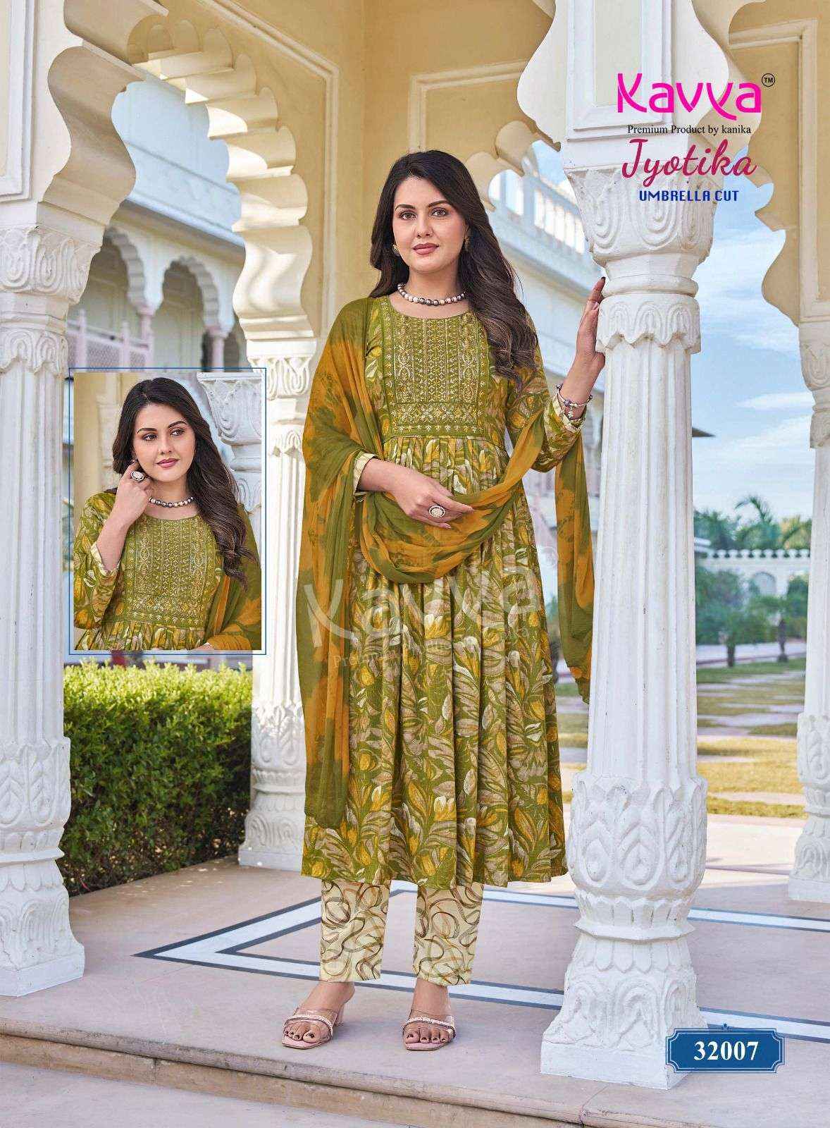 Kavya Jyotika Vol 32 Capsule Readymade Suits Wholesale Price ( 10 Pcs Catalogue )