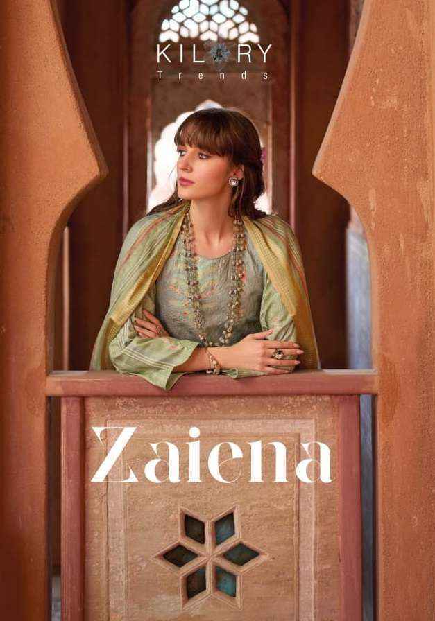 Kilory Trends Zaiena Lawn Cotton Salwar Kameez Wholesale Rate ( 6 Pcs Catalog )