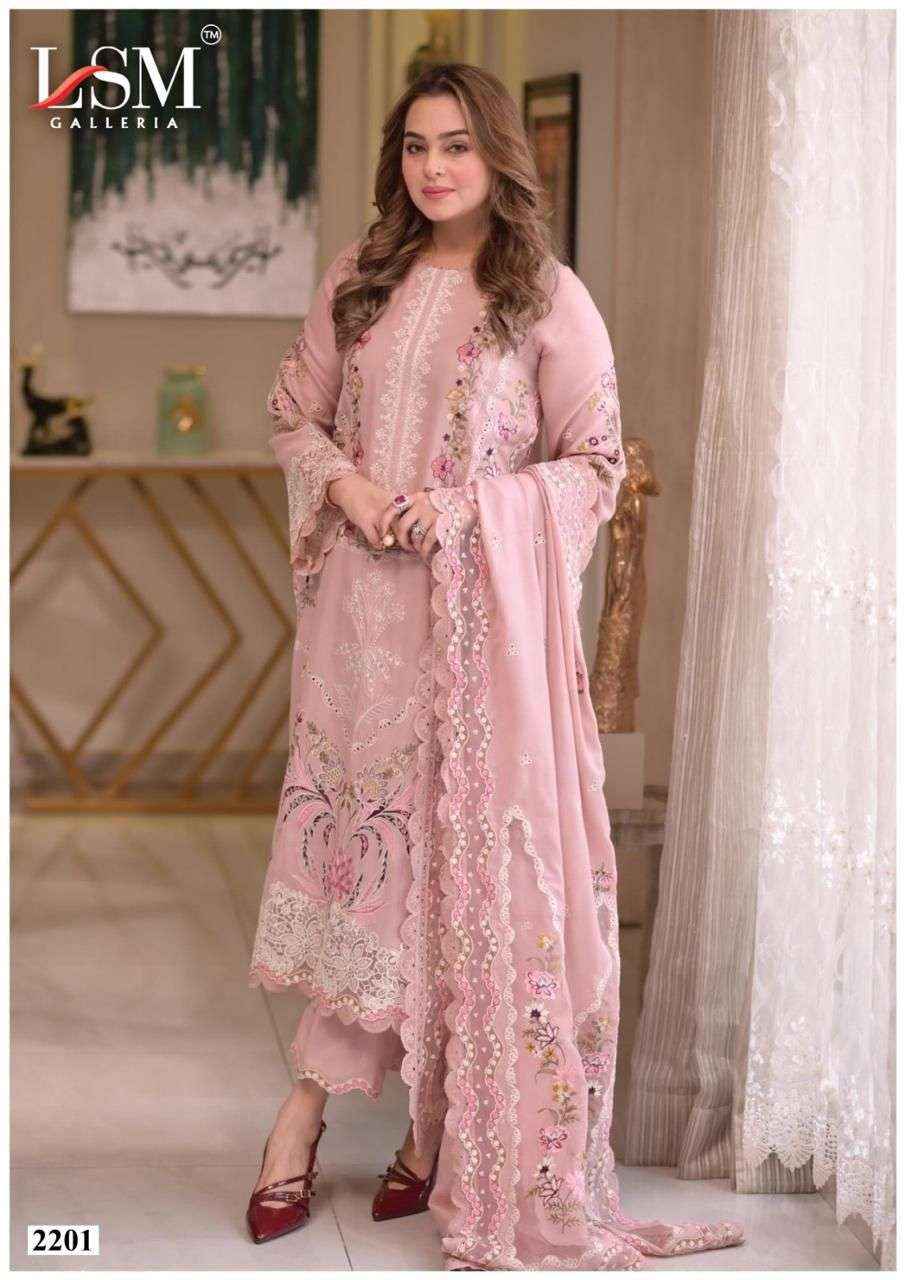 Lsm Parian Dream Vol 22 Lawn Cotton Dress Material Wholesale Price ( 6 Pcs Catalogue )