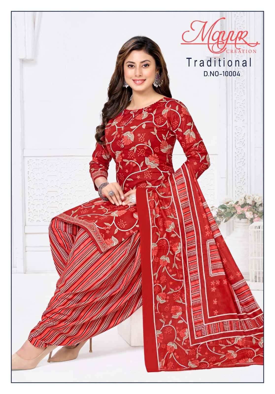 Mayur Traditional vol-10 Pure Cotton Salwar Suits Wholesale Rate ( 10 Pcs Catalog )
