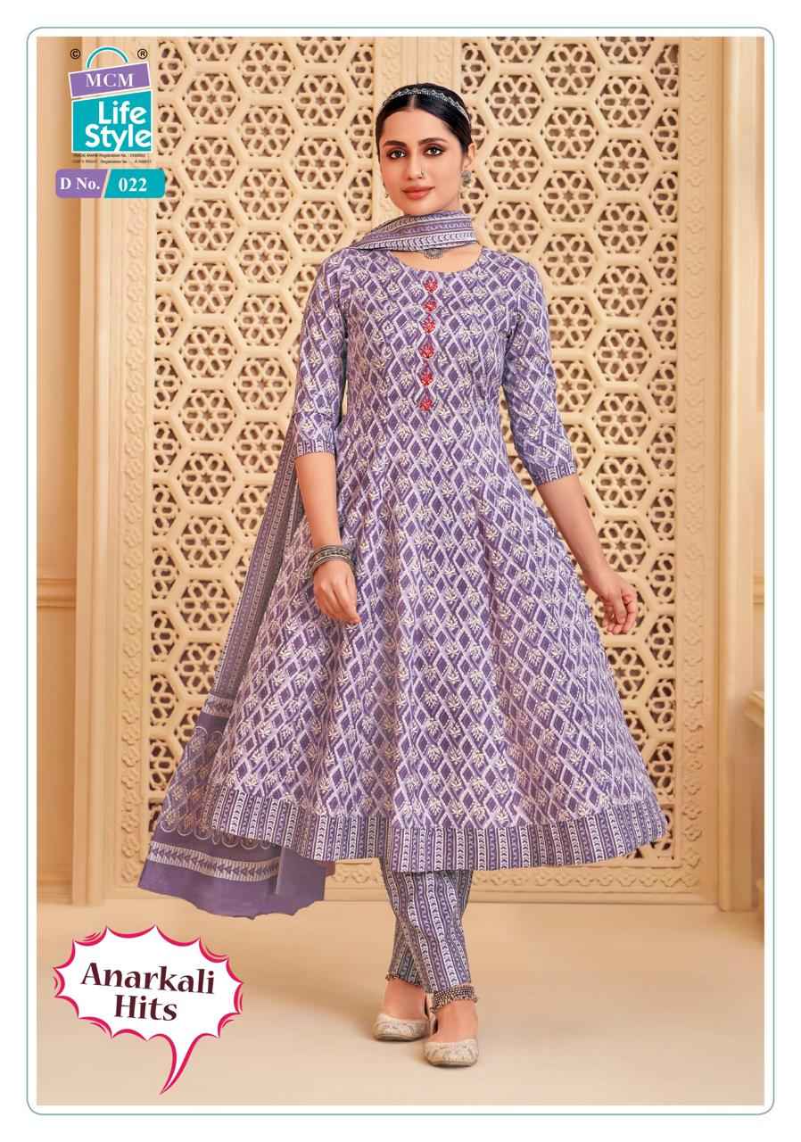 MCM Anarkali Hits Vol-1 Anarkali Style Kurti Pant With Dupatta Wholesale Rate ( 10 Pcs Catalog )