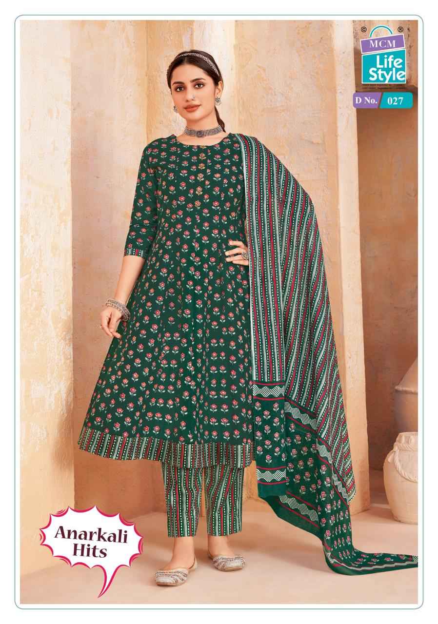 MCM Anarkali Hits Vol-1 Anarkali Style Kurti Pant With Dupatta Wholesale Rate ( 10 Pcs Catalog )