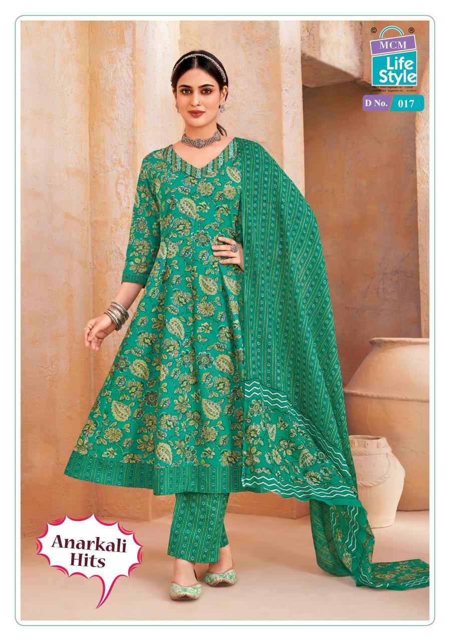 MCM Anarkali Hits Vol-1 Anarkali Style Kurti Pant With Dupatta Wholesale Rate ( 10 Pcs Catalog )