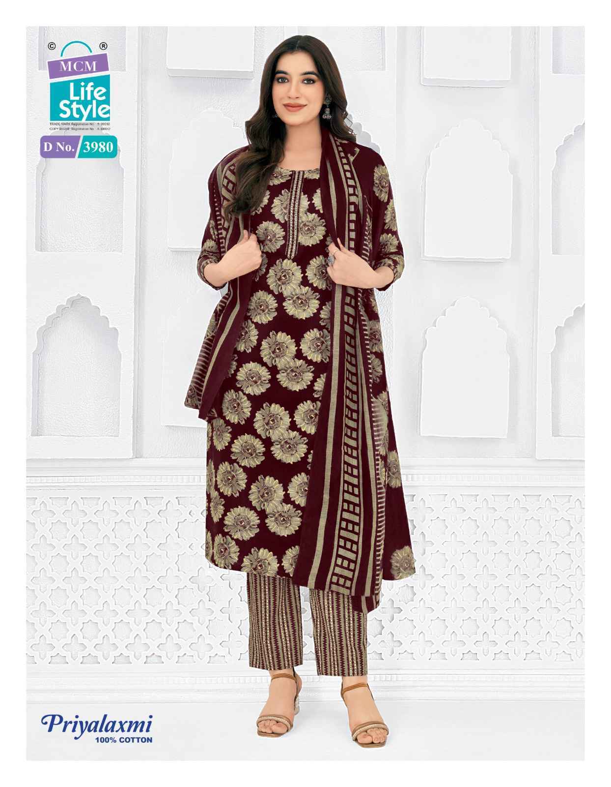 MCM Lifestyle Priyalaxmi Vol 39 Pure Cotton Readymade Suits ( 20 pcs Catalogue )
