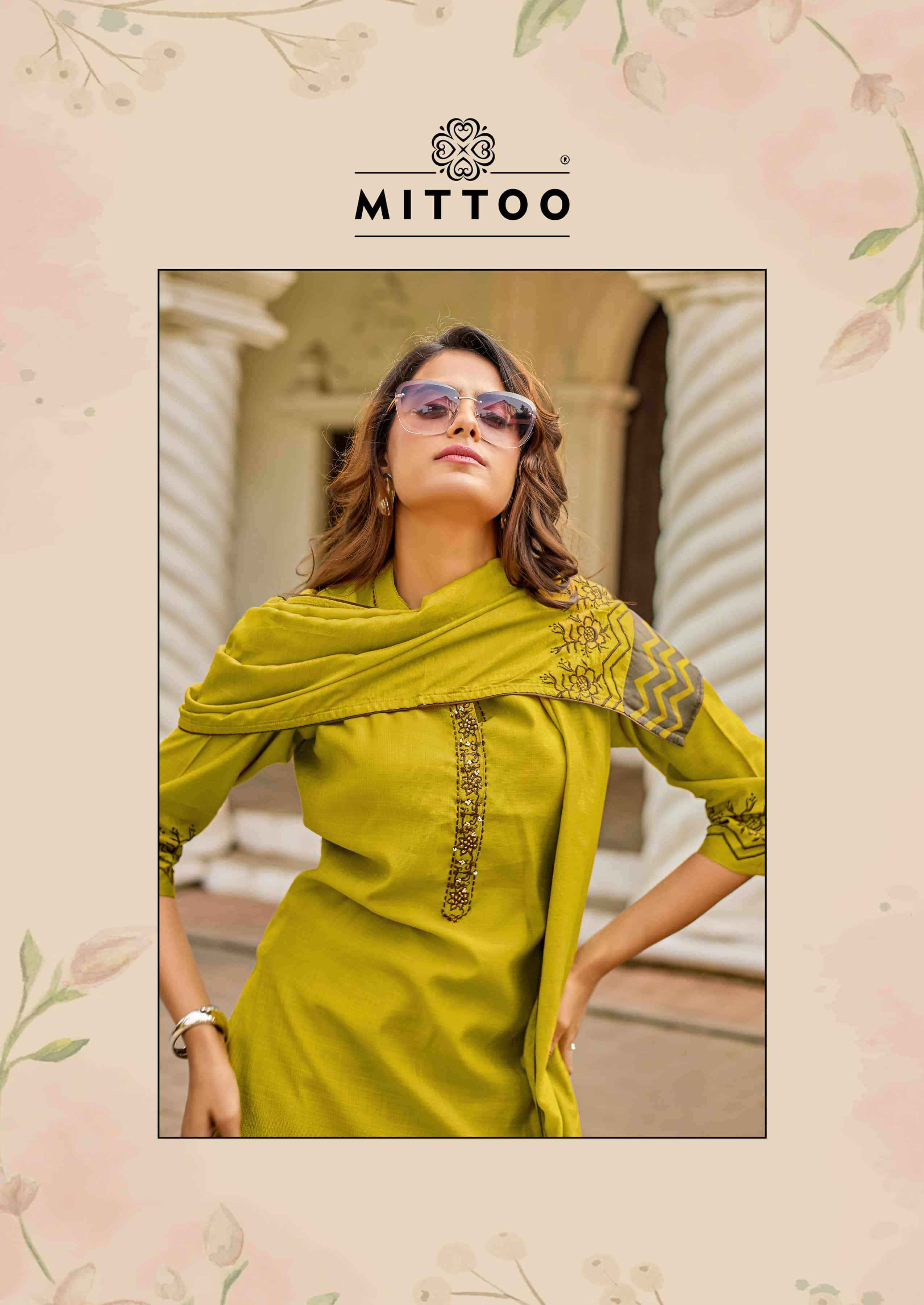 Mittoo Roopkala Premium Designs Kurti Bottom Dupatta Wholesale Rate ( 6 Pcs Catalog )