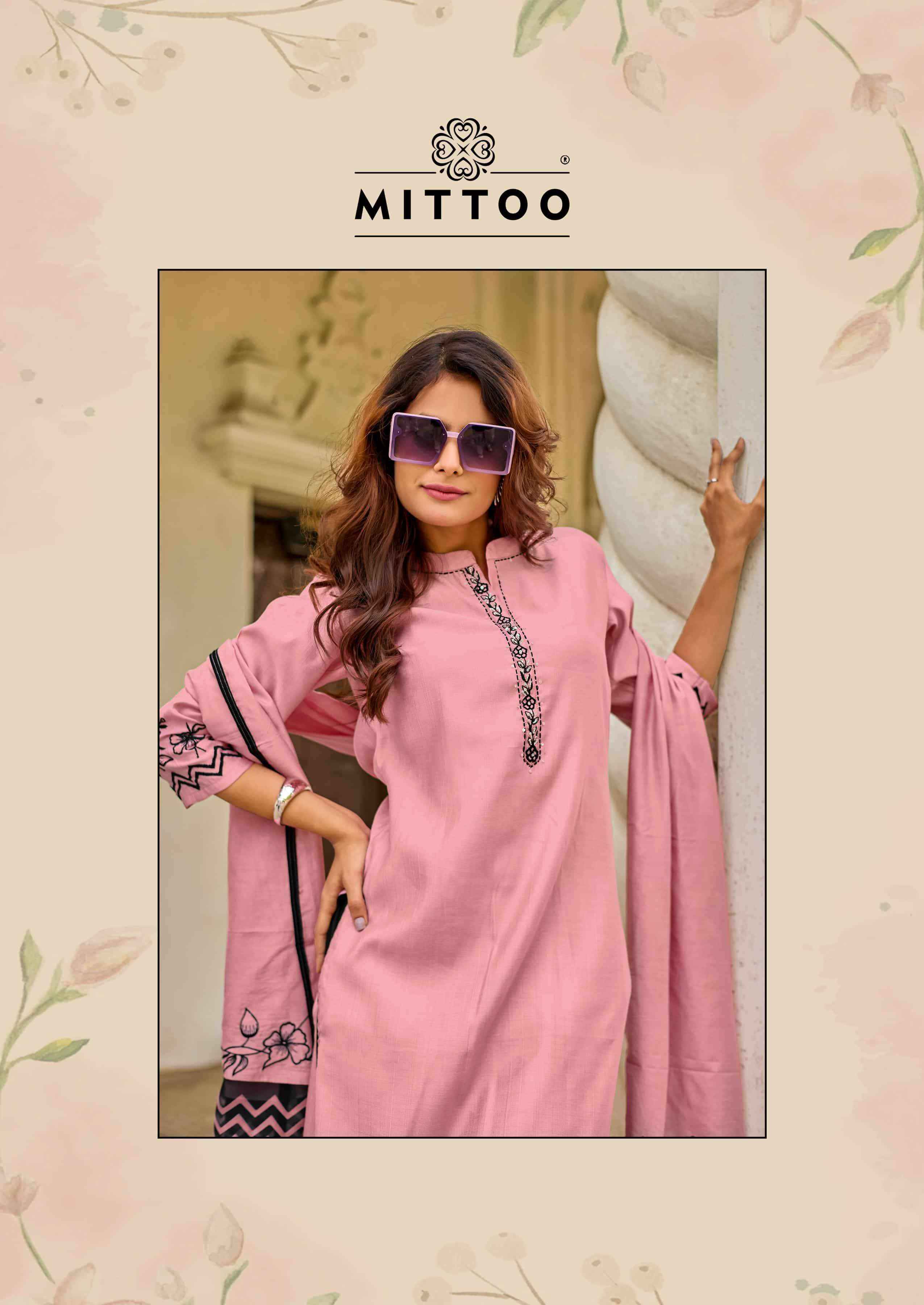Mittoo Roopkala Premium Designs Kurti Bottom Dupatta Wholesale Rate ( 6 Pcs Catalog )