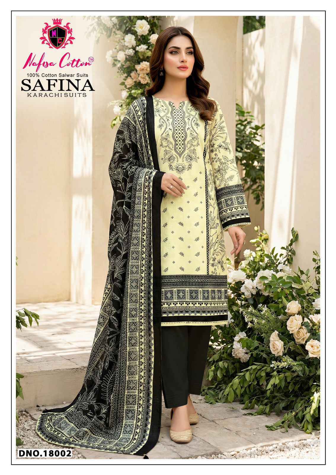 Nafisa Cotton Safina Vol 18 Cotton Salwar Kameez Wholesale Rate ( 6 Pcs Catalog )