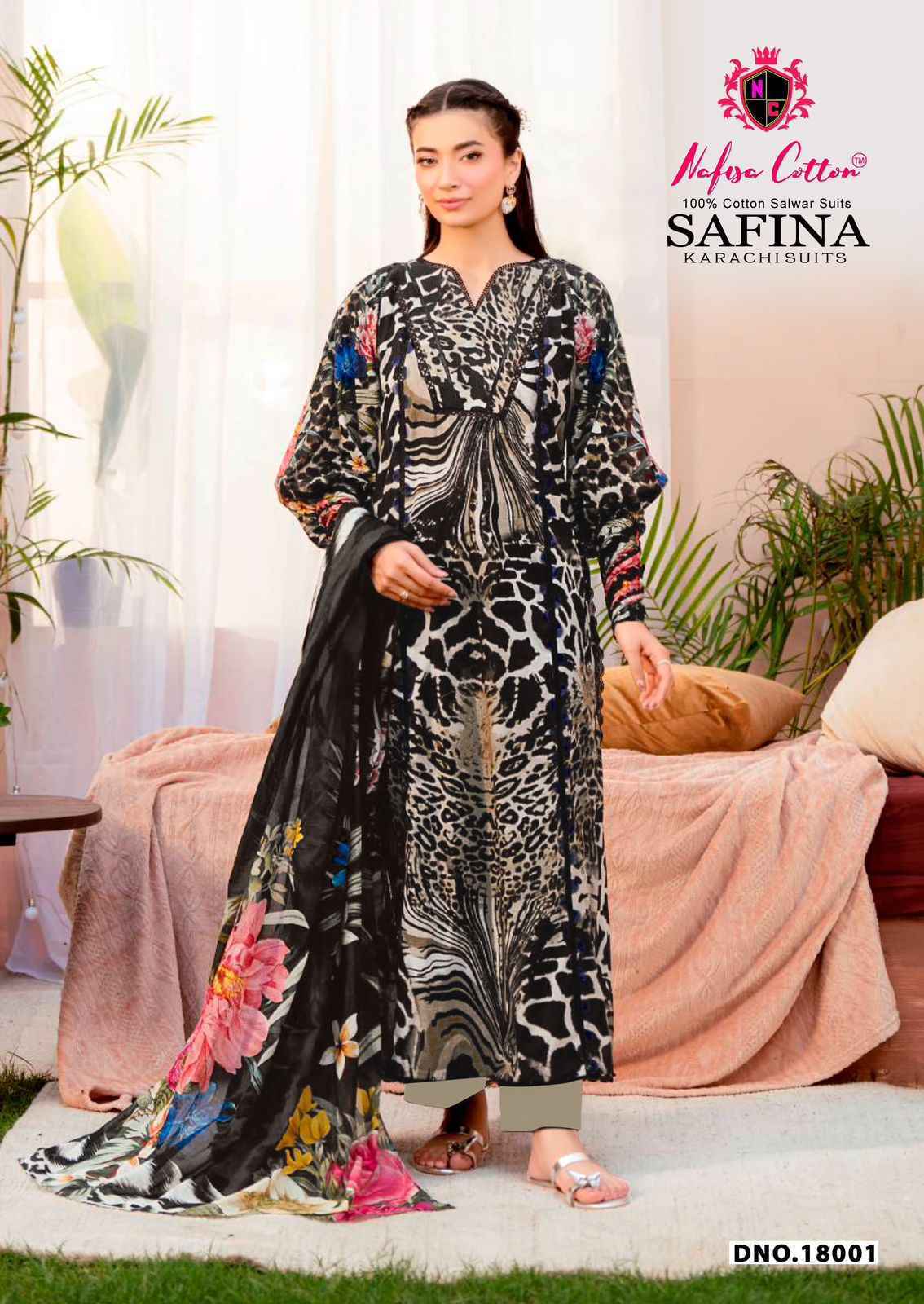 Nafisa Cotton Safina Vol 18 Cotton Salwar Kameez Wholesale Rate ( 6 Pcs Catalog )