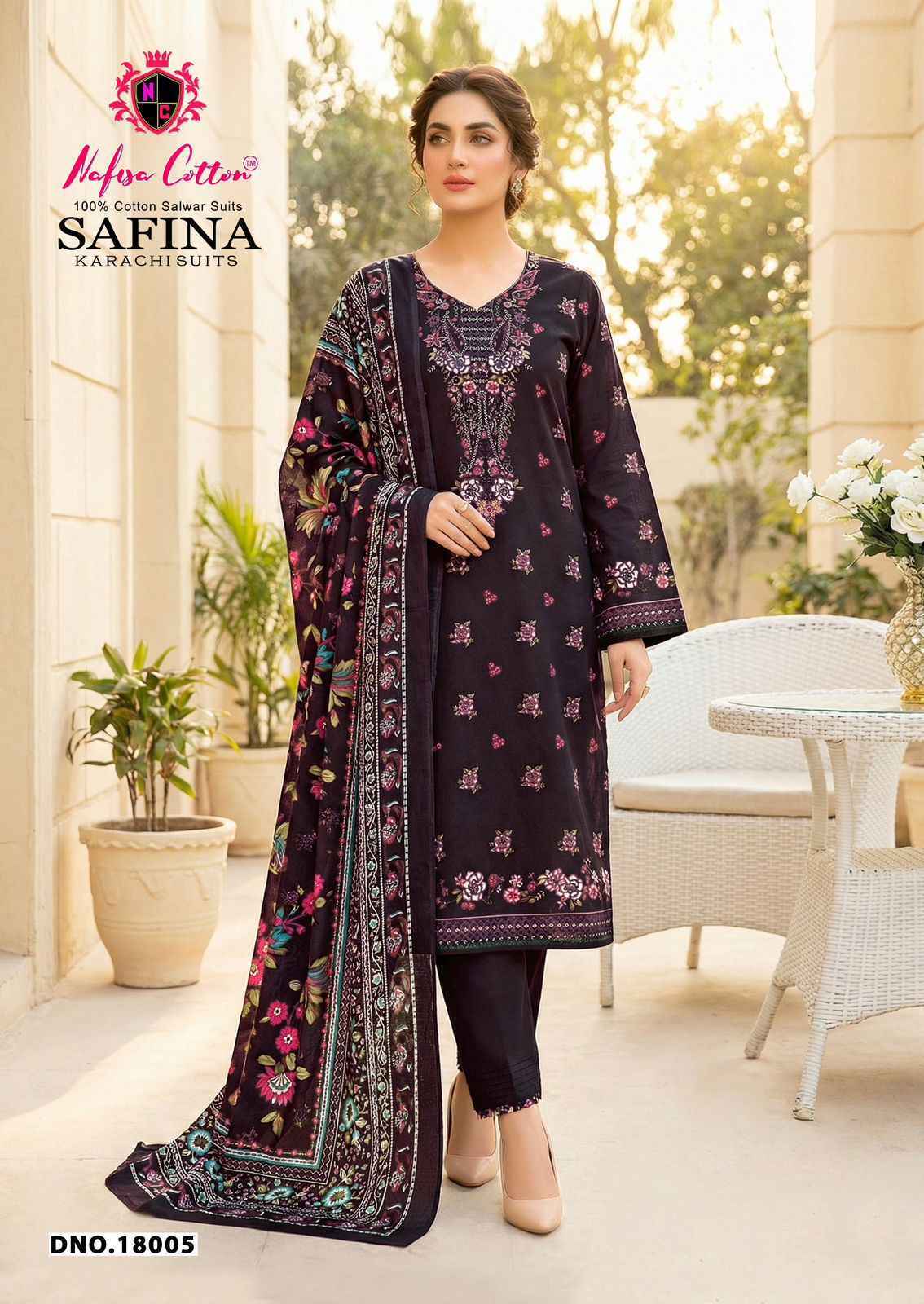 Nafisa Cotton Safina Vol 18 Cotton Salwar Kameez Wholesale Rate ( 6 Pcs Catalog )