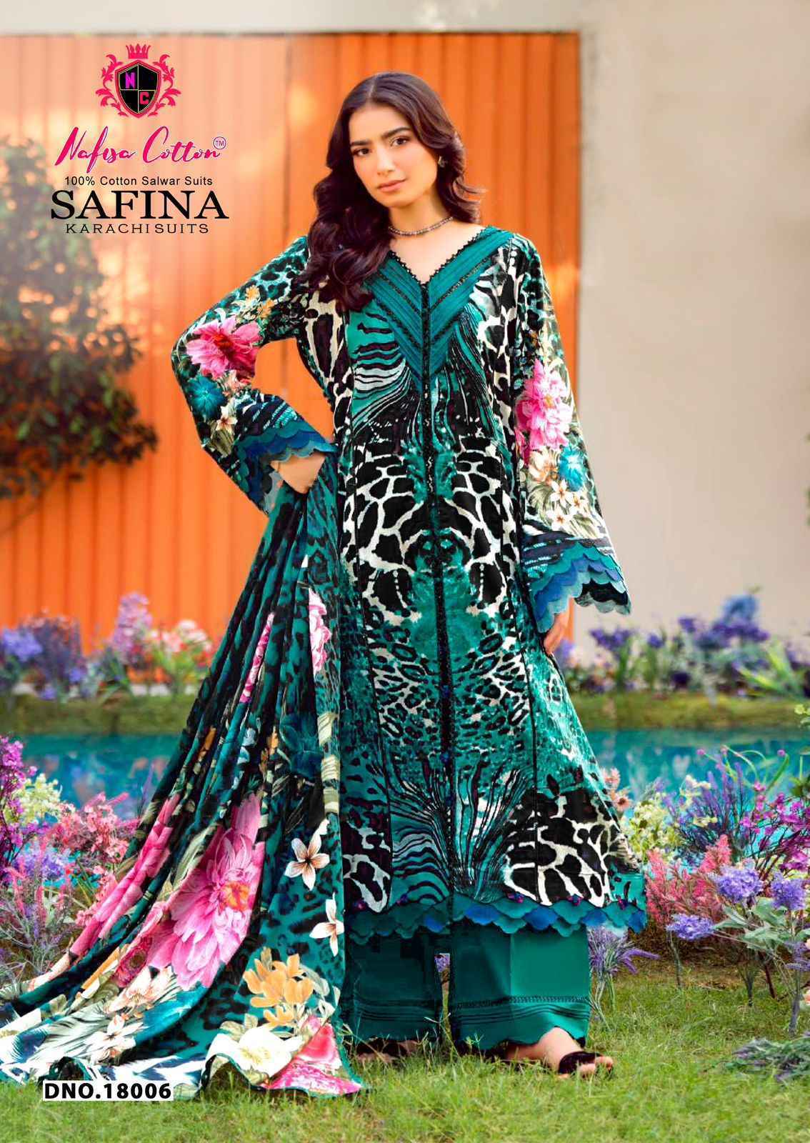 Nafisa Cotton Safina Vol 18 Cotton Salwar Kameez Wholesale Rate ( 6 Pcs Catalog )