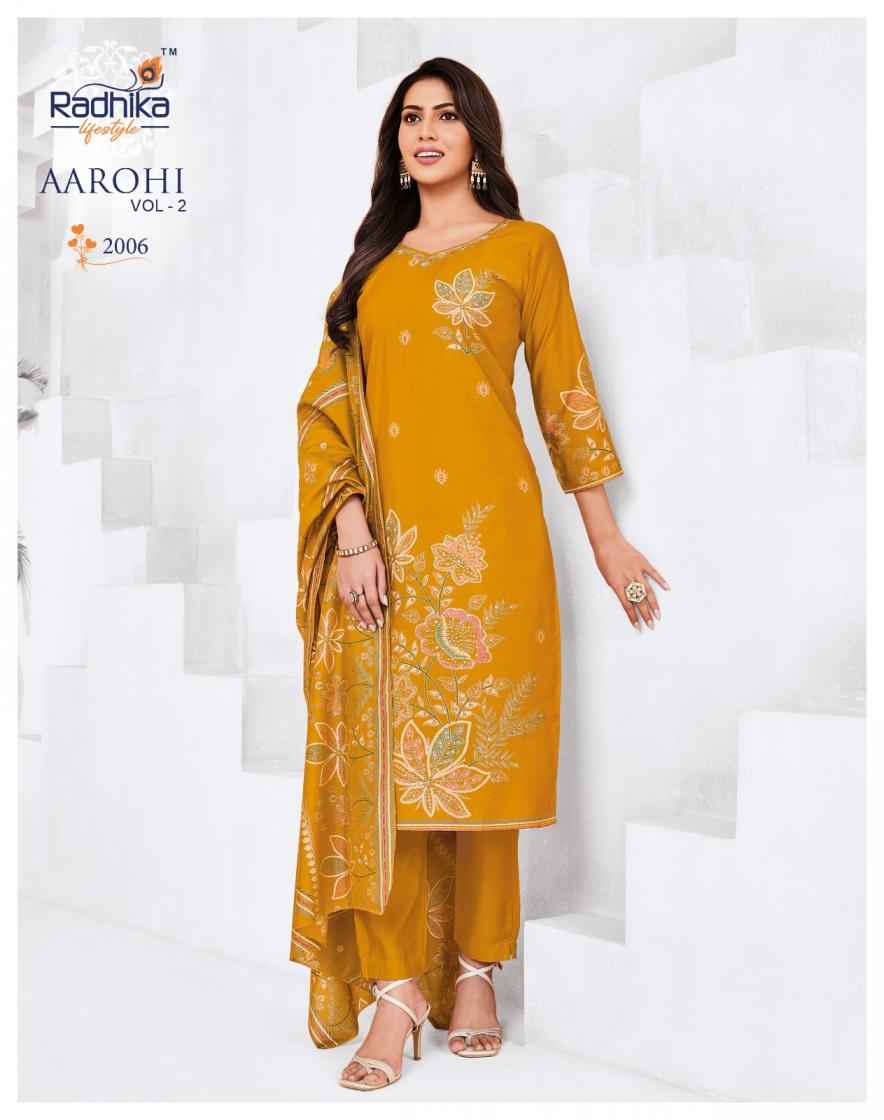 Radhika Lifestyle Aarohi Vol 2 Modal Readymade Suits Wholesale Price ( 8 Pcs Catalogue )