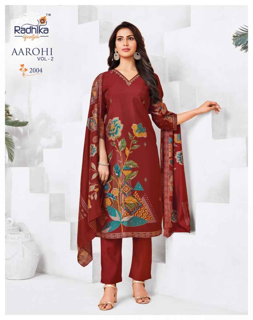 Radhika Lifestyle Aarohi Vol 2 Modal Readymade Suits Wholesale Price ( 8 Pcs Catalogue )
