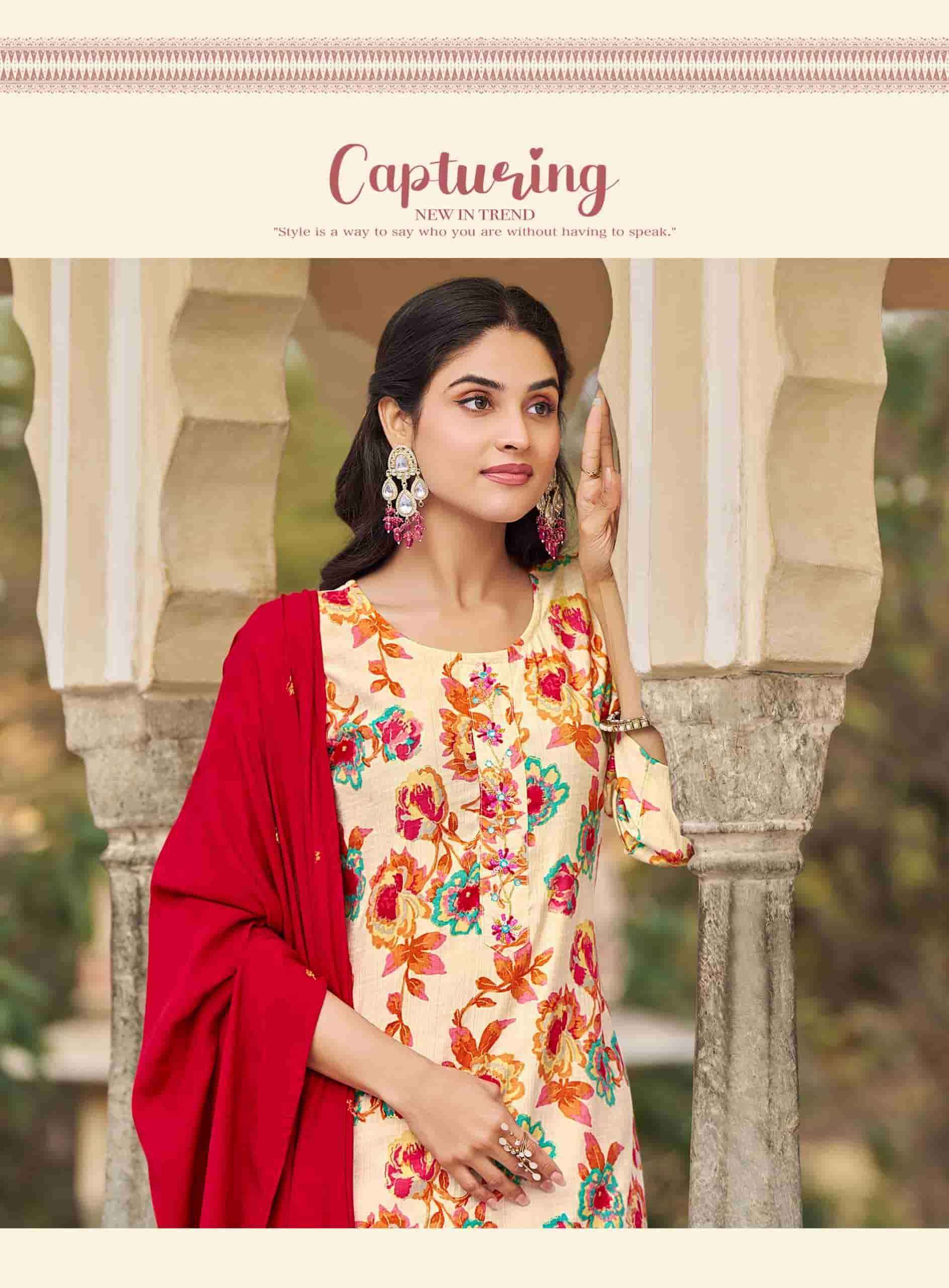 Radhika Lifestyle Alexa Vol 7 Premium Top Bottom Dupatta Set Wholesale Rate ( 8 Pcs Catalog )