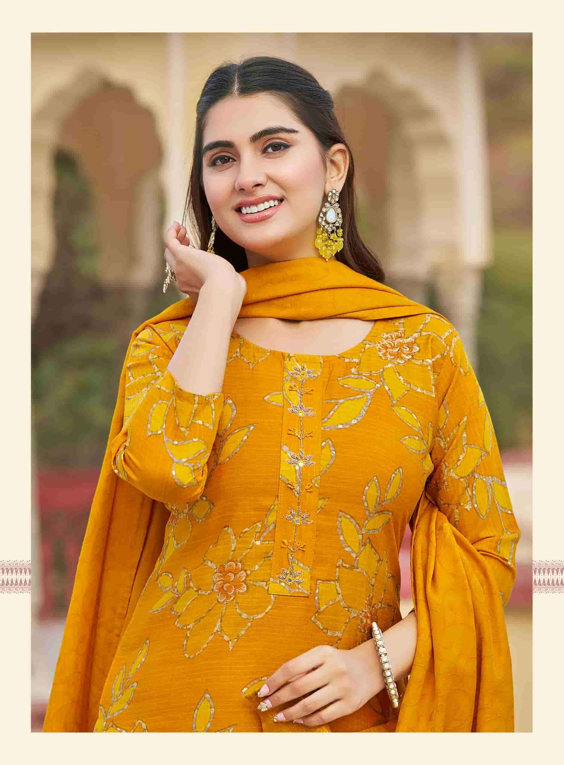 Radhika Lifestyle Alexa Vol 7 Premium Top Bottom Dupatta Set Wholesale Rate ( 8 Pcs Catalog )